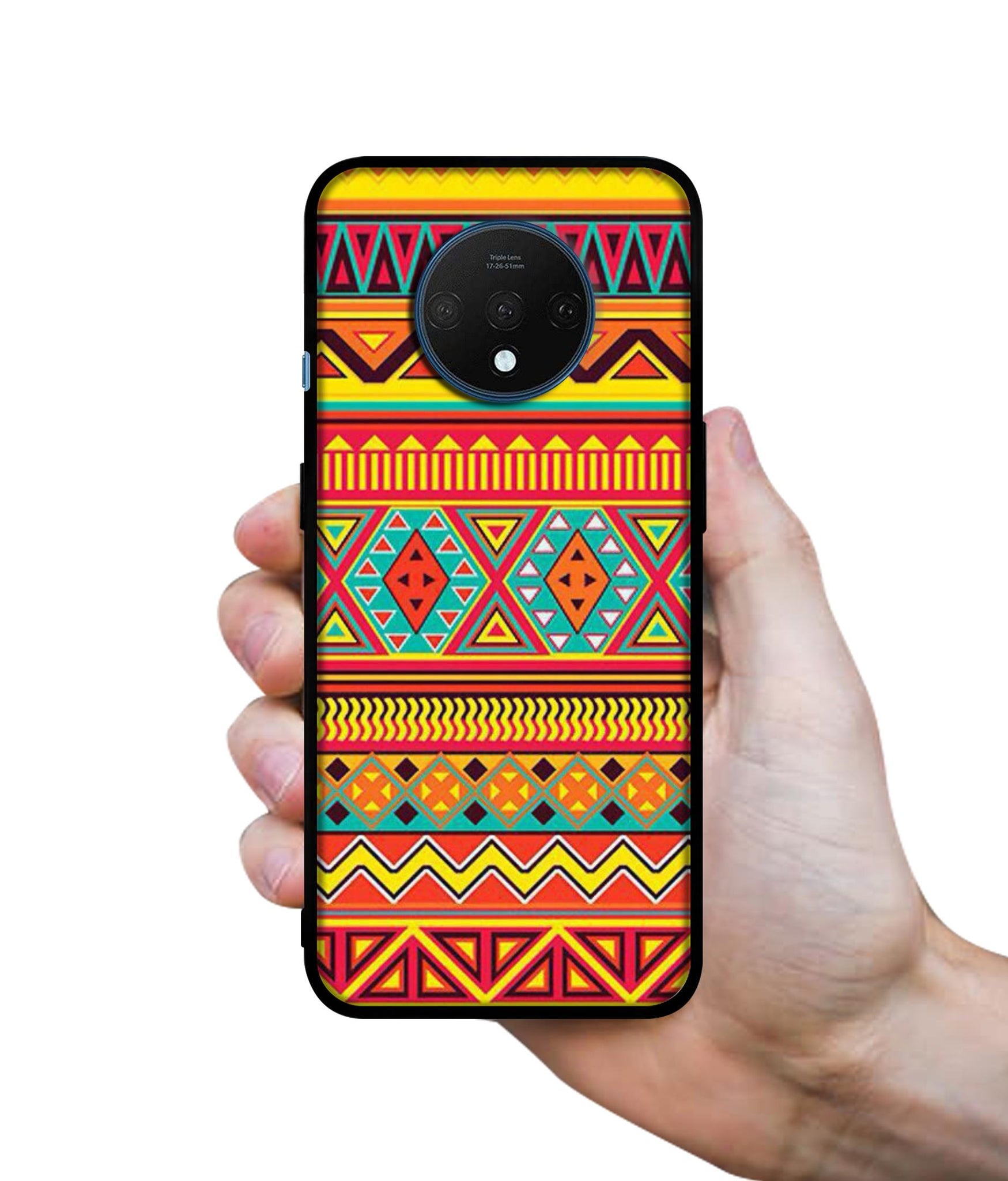 Artistic Rangoli Designer 2D Printed Back Case Cover for OnePlus 7T 4G