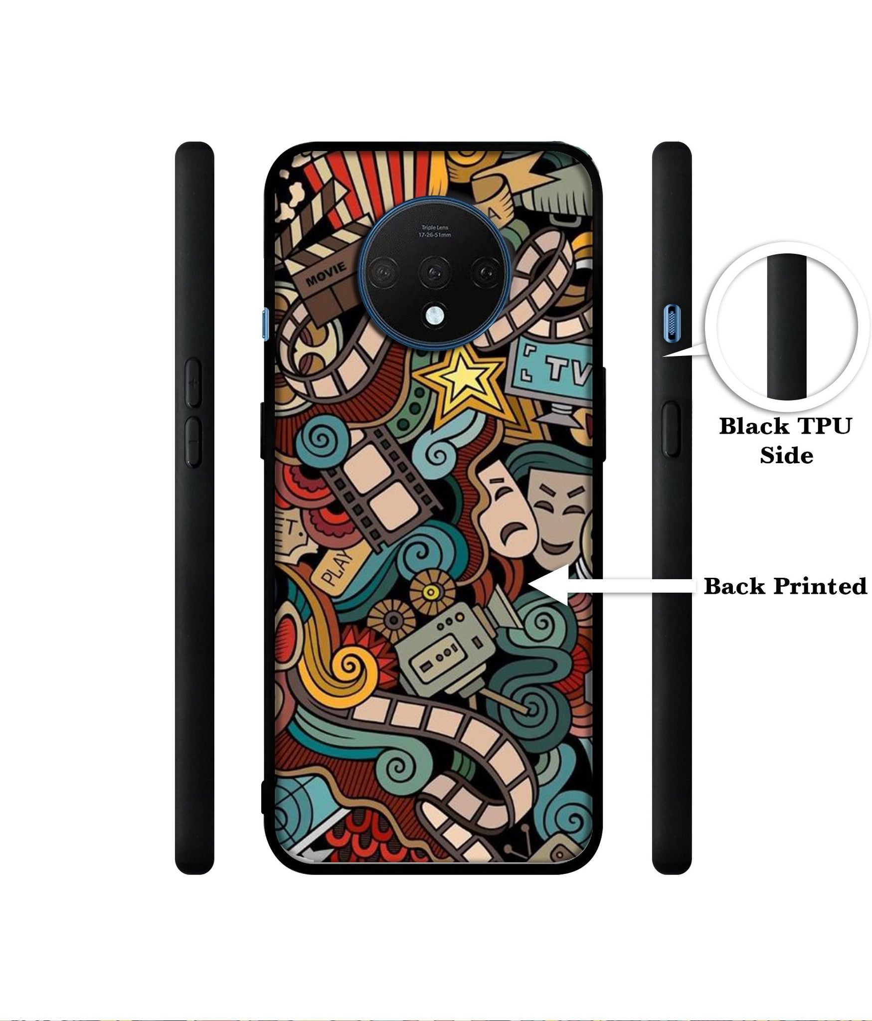 Movies Designer 2D Printed Back Case Cover for OnePlus 7T 4G