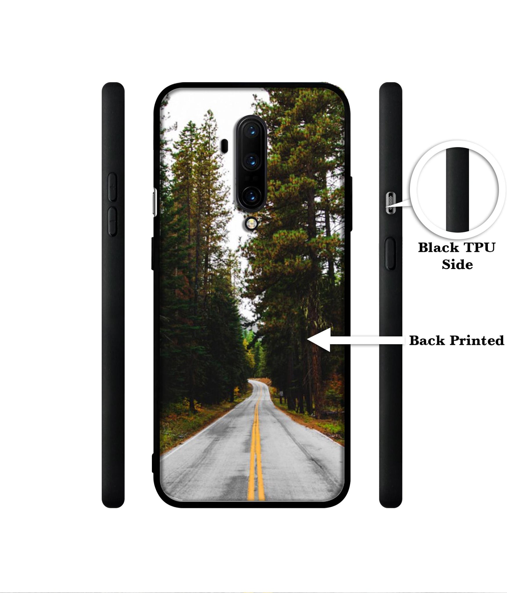 Road Photo Designer 2D Printed Back Case Cover for OnePlus 7T Pro 4G