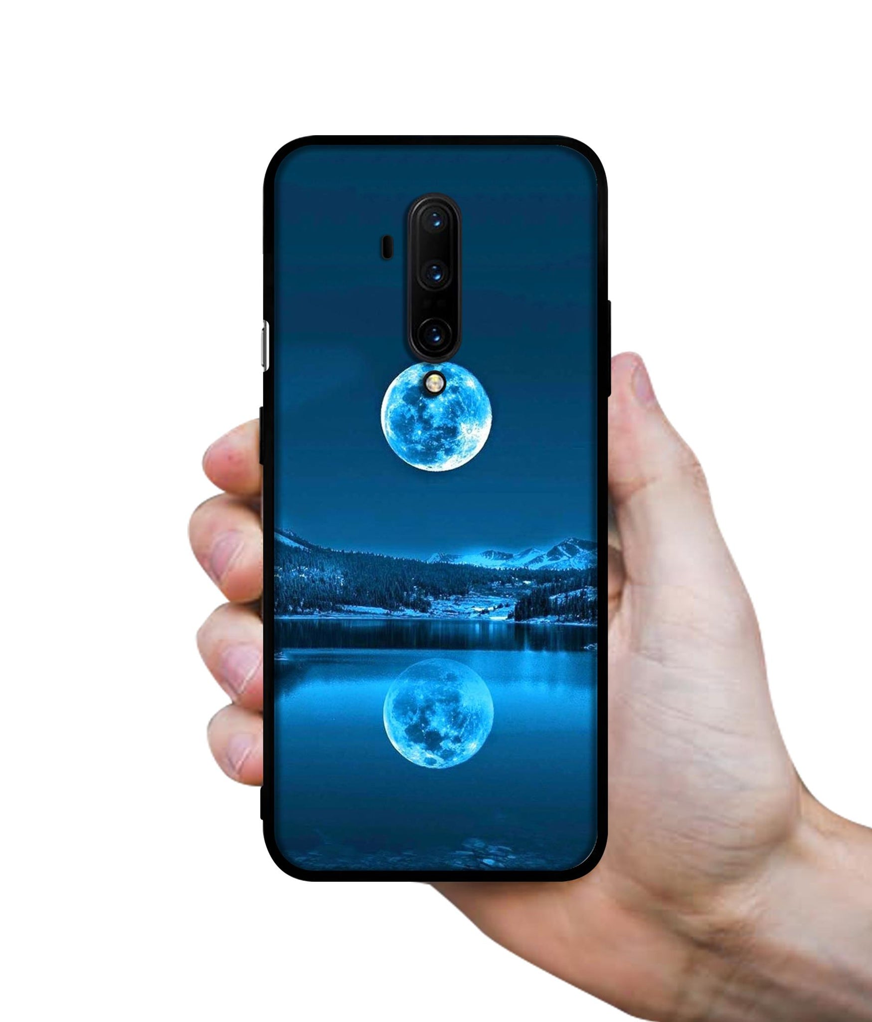 Awesome Moon Designer 2D Printed Back Case Cover for OnePlus 7T Pro 4G