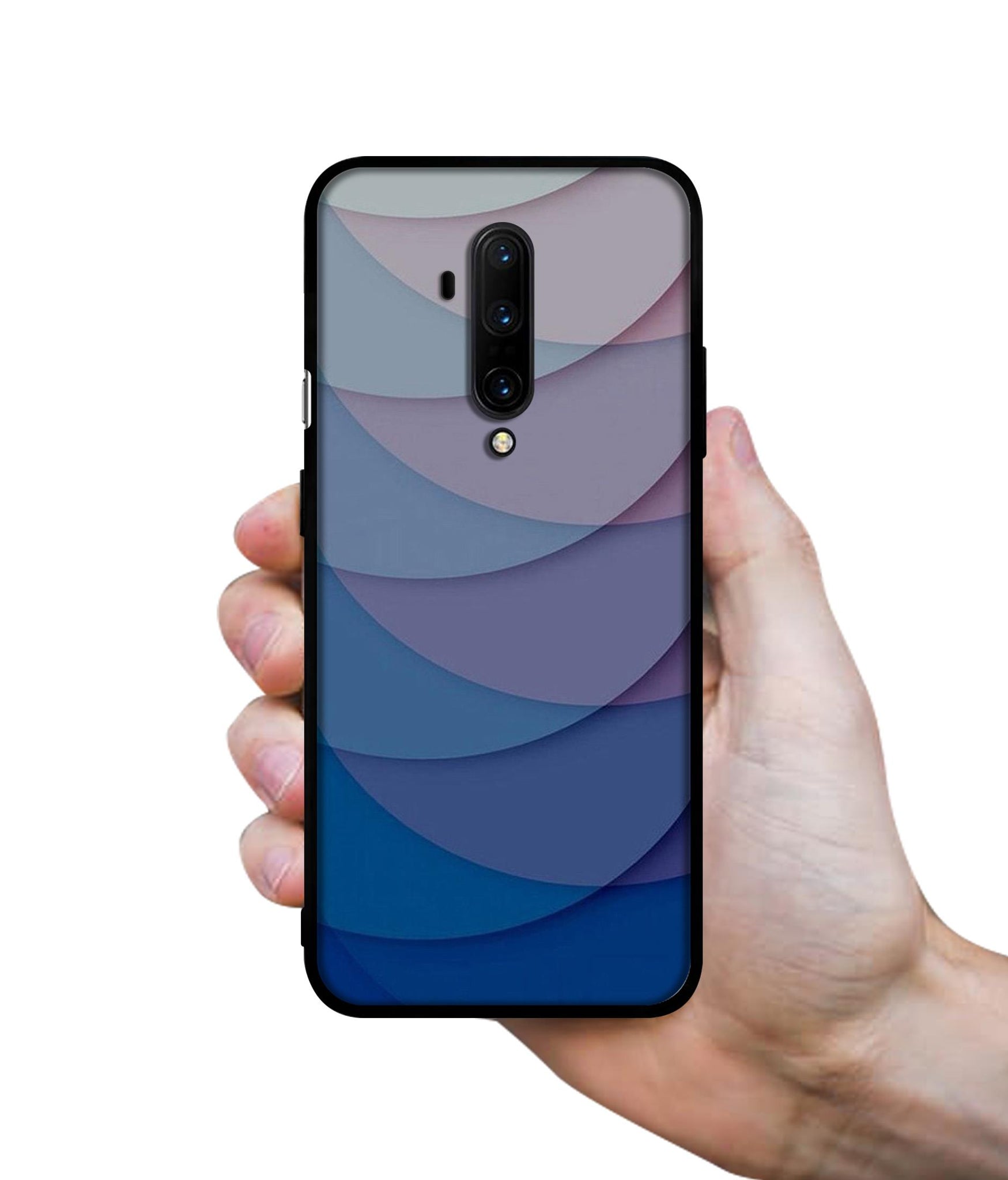 Waves Pattern Print Designer 2D Printed Back Case Cover for OnePlus 7T Pro 4G