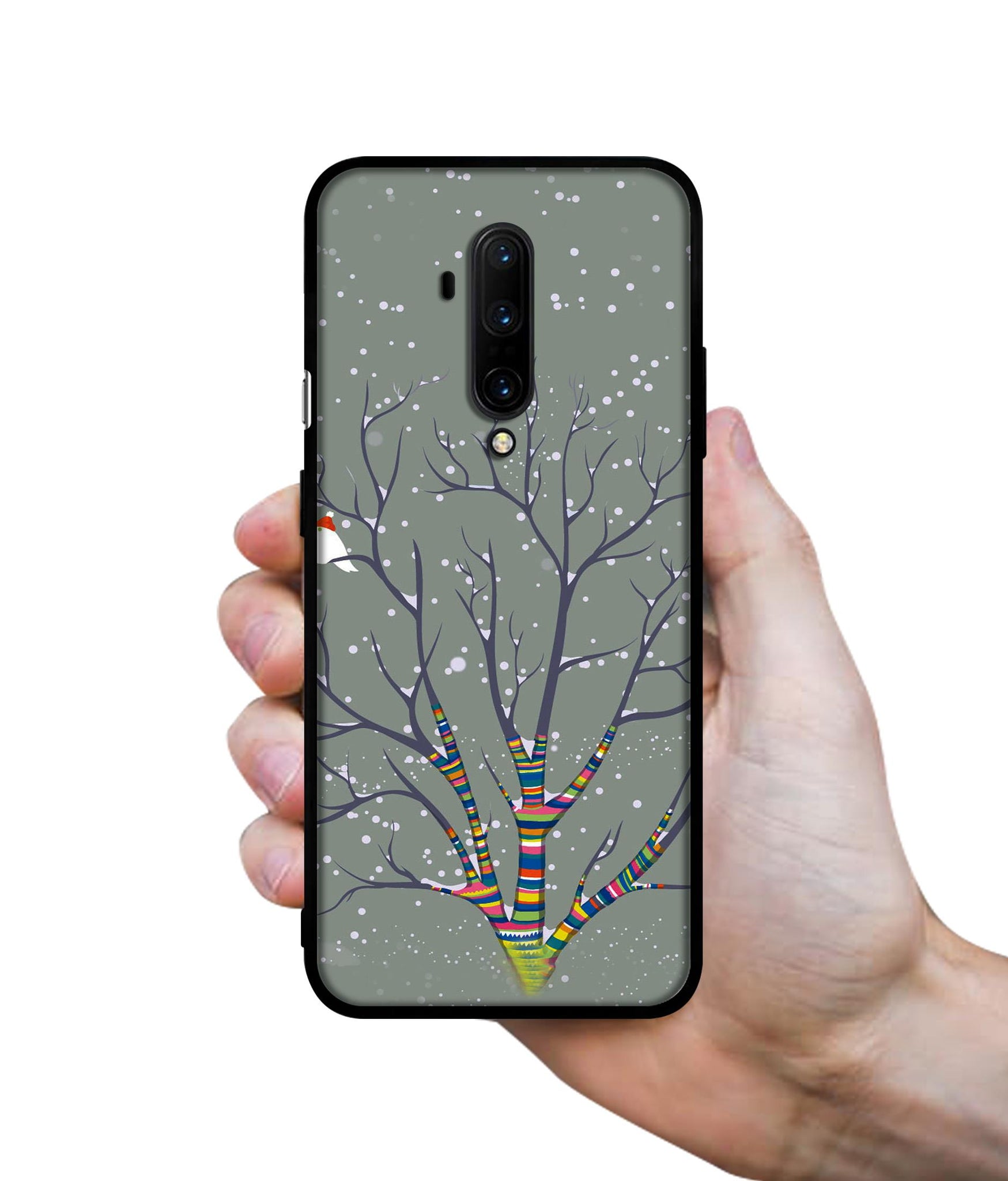 Winter Pattern Print Designer 2D Printed Back Case Cover for OnePlus 7T Pro 4G