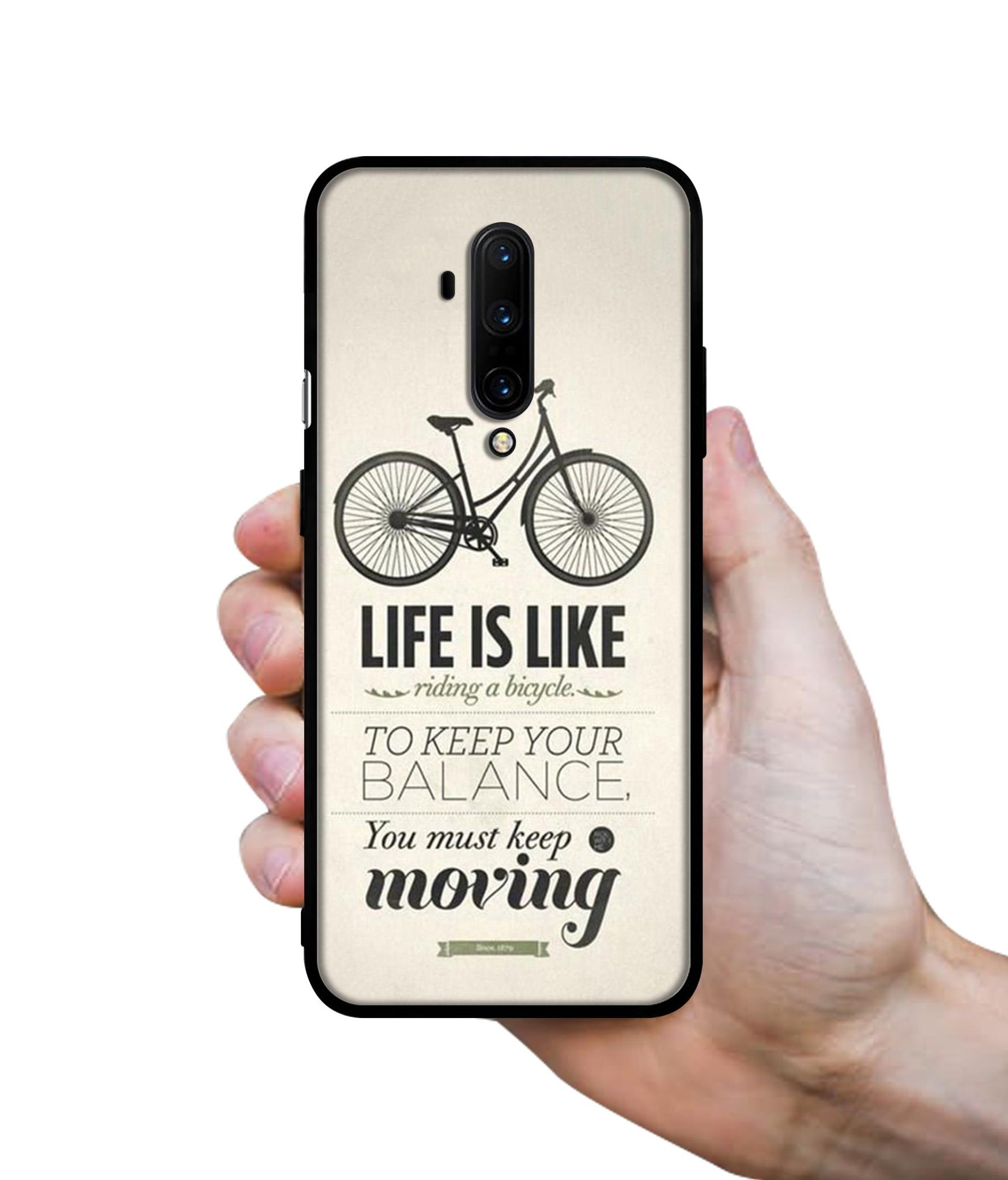 Life is Like Moving Designer 2D Printed Back Case Cover for OnePlus 7T Pro 4G