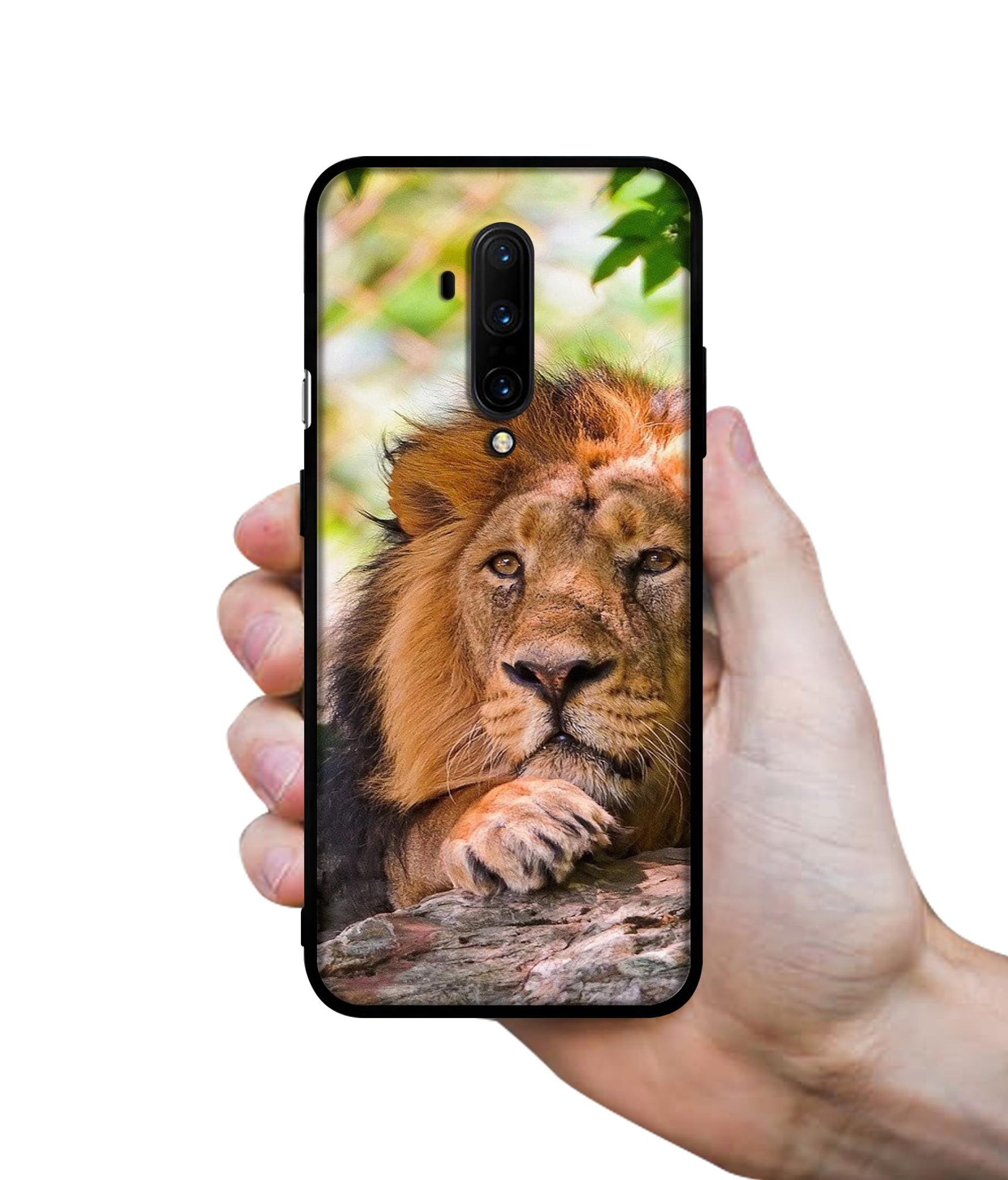 Tiger Pattern Print Designer 2D Printed Back Case Cover for OnePlus 7T Pro 4G