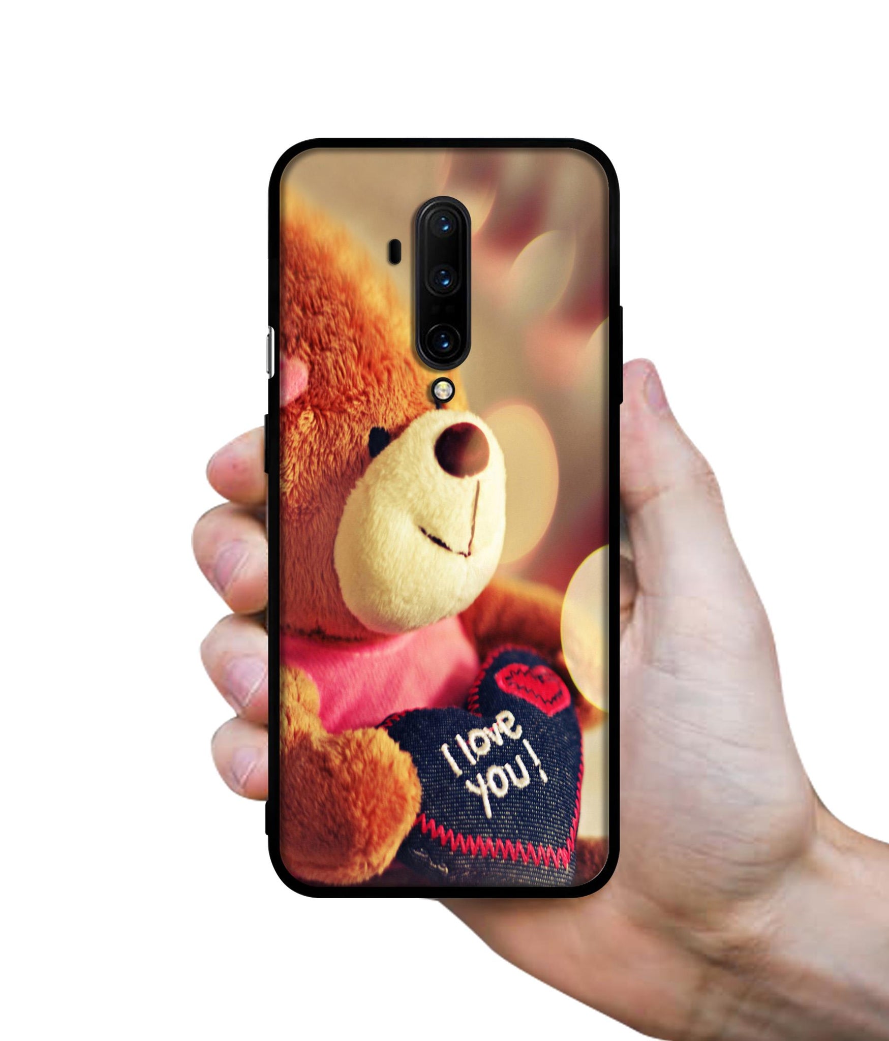 Teddy Bear Designer 2D Printed Back Case Cover for OnePlus 7T Pro 4G