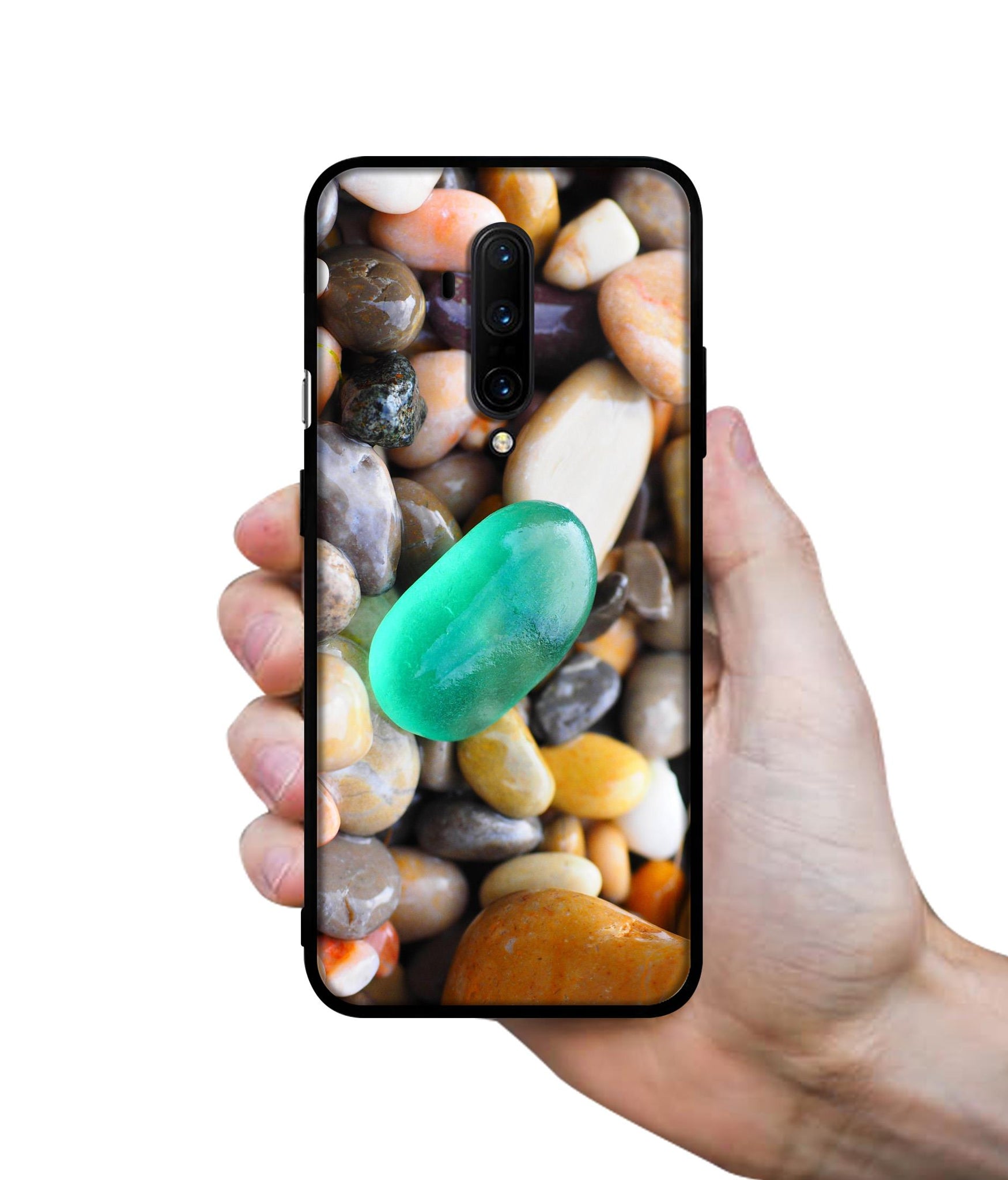 Sea Stones Designer 2D Printed Back Case Cover for OnePlus 7T Pro 4G
