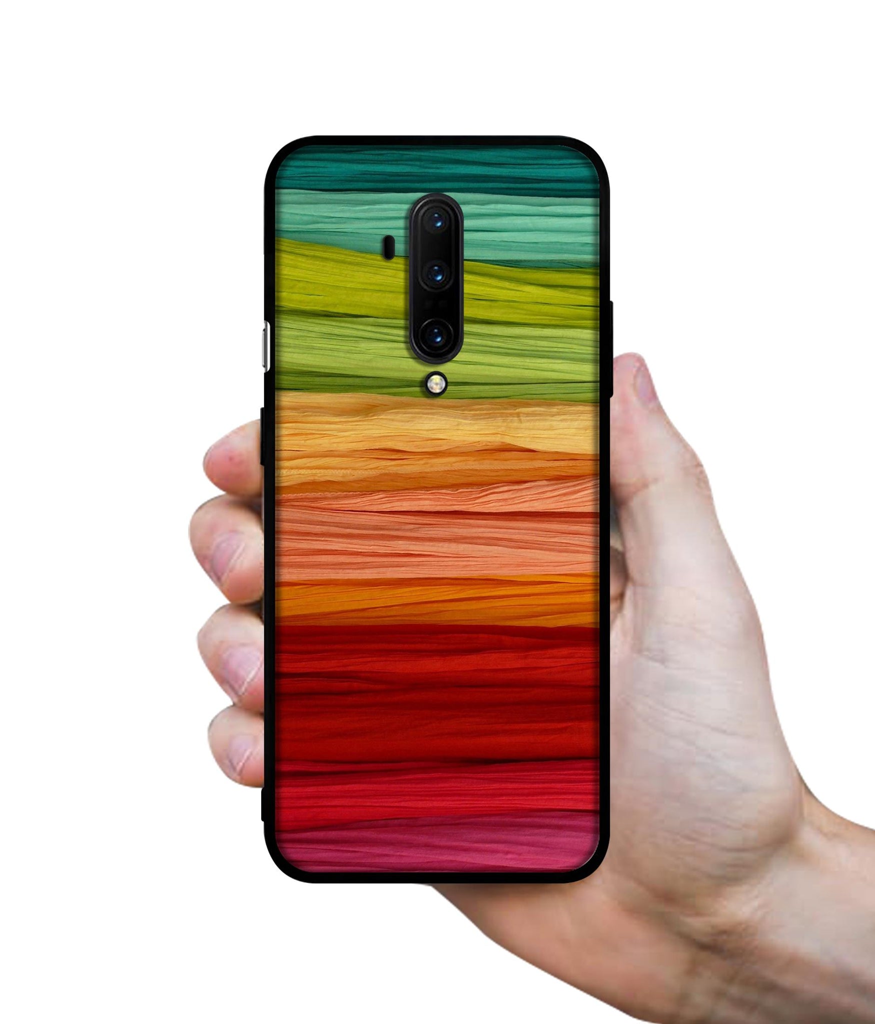 Colorful Thread Designer 2D Printed Back Case Cover for OnePlus 7T Pro 4G