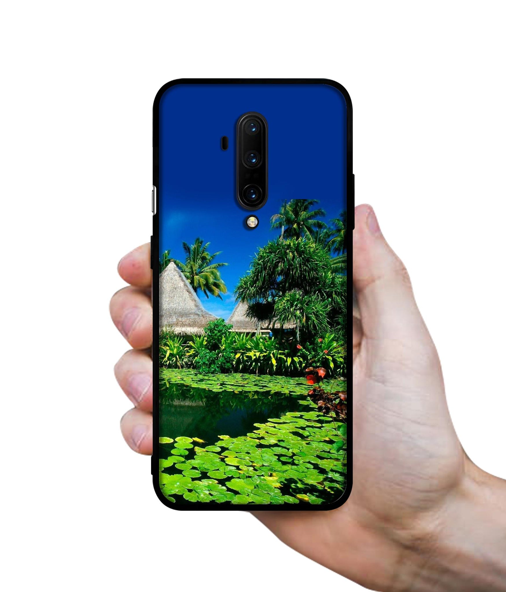 Tropics Water Designer 2D Printed Back Case Cover for OnePlus 7T Pro 4G