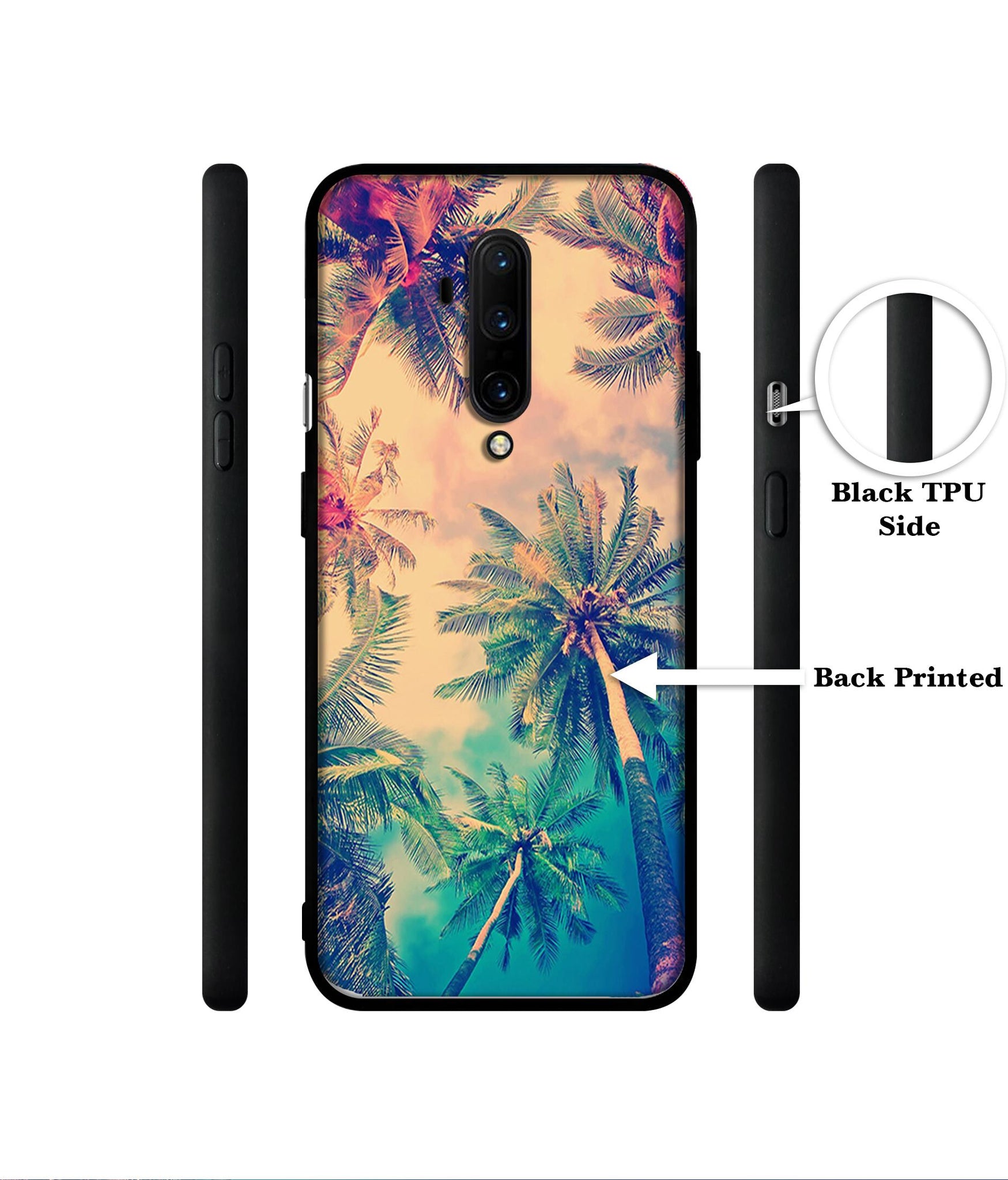 Trees Designer 2D Printed Back Case Cover for OnePlus 7T Pro 4G