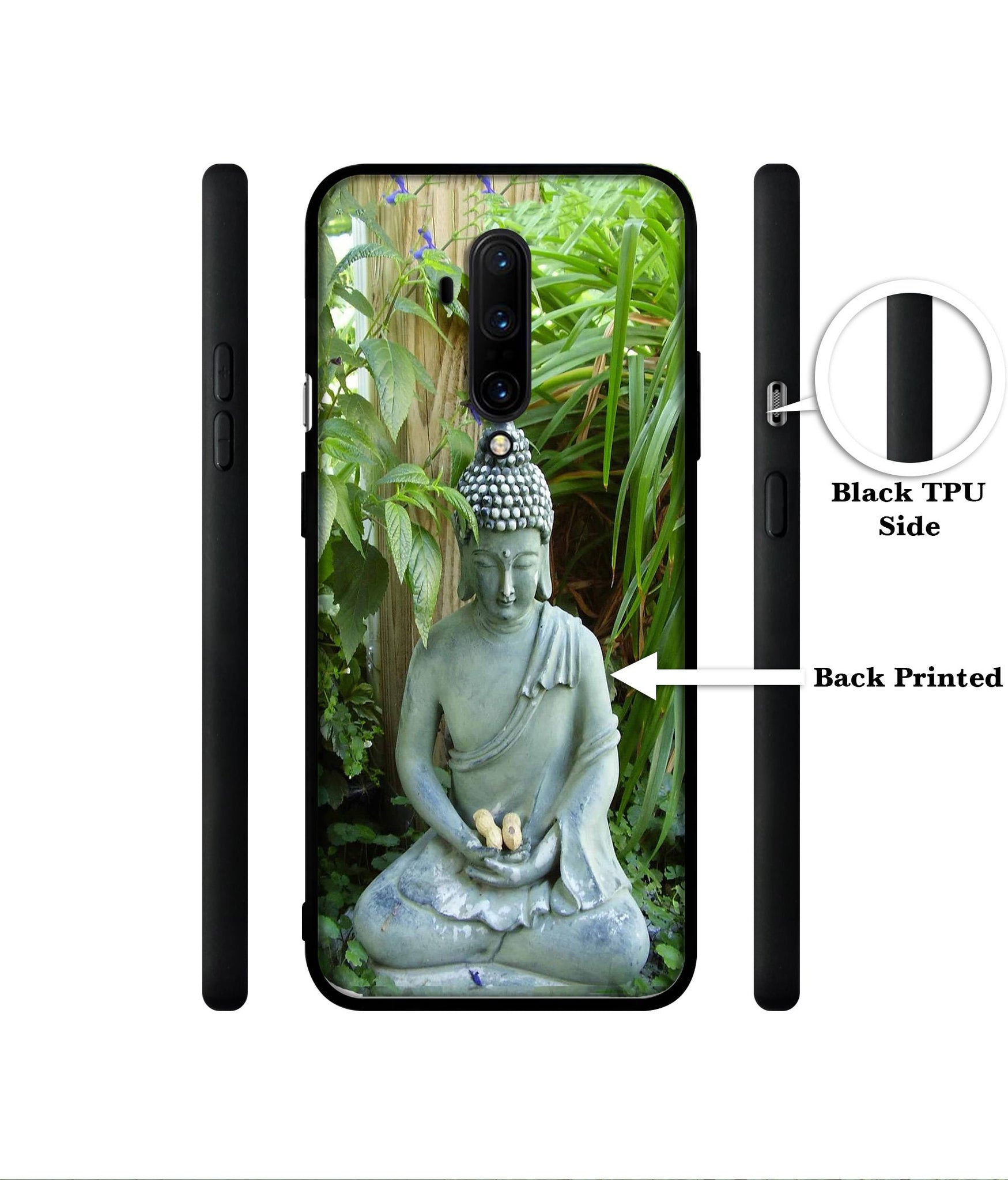 Buddhism Designer 2D Printed Back Case Cover for OnePlus 7T Pro 4G