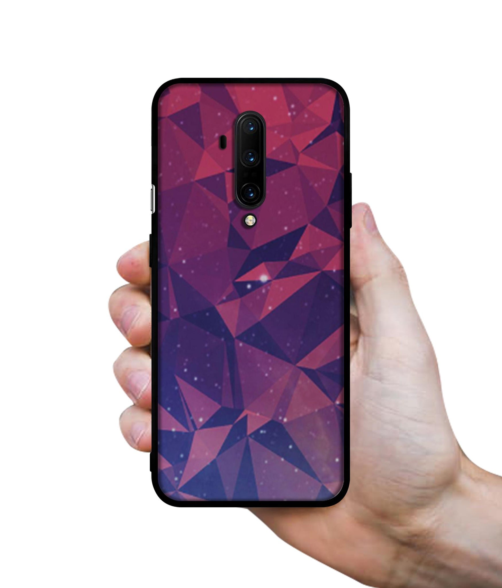 Bad Color Shape Designer 2D Printed Back Case Cover for OnePlus 7T Pro 4G