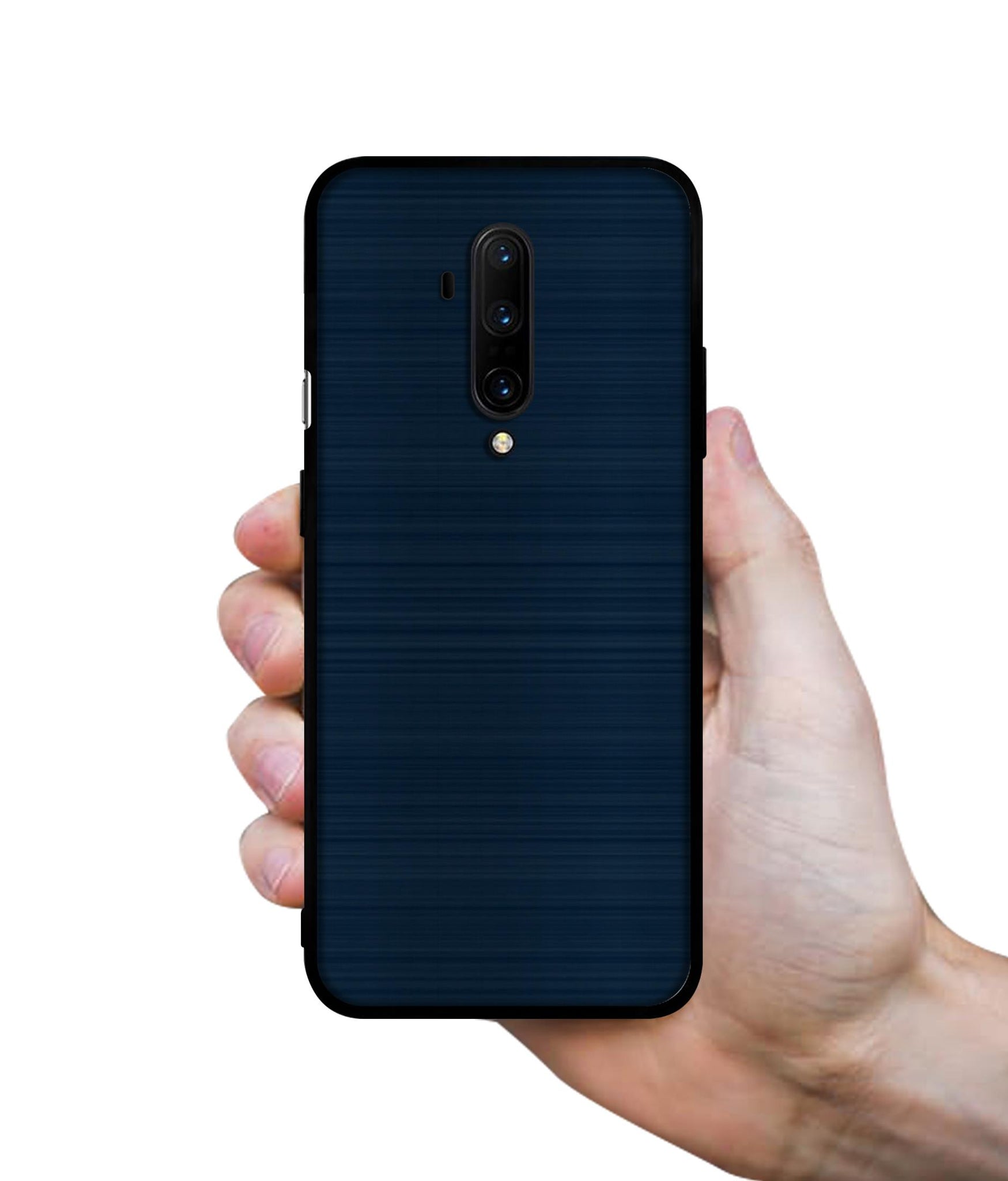 Blue Line Designer 2D Printed Back Case Cover for OnePlus 7T Pro 4G