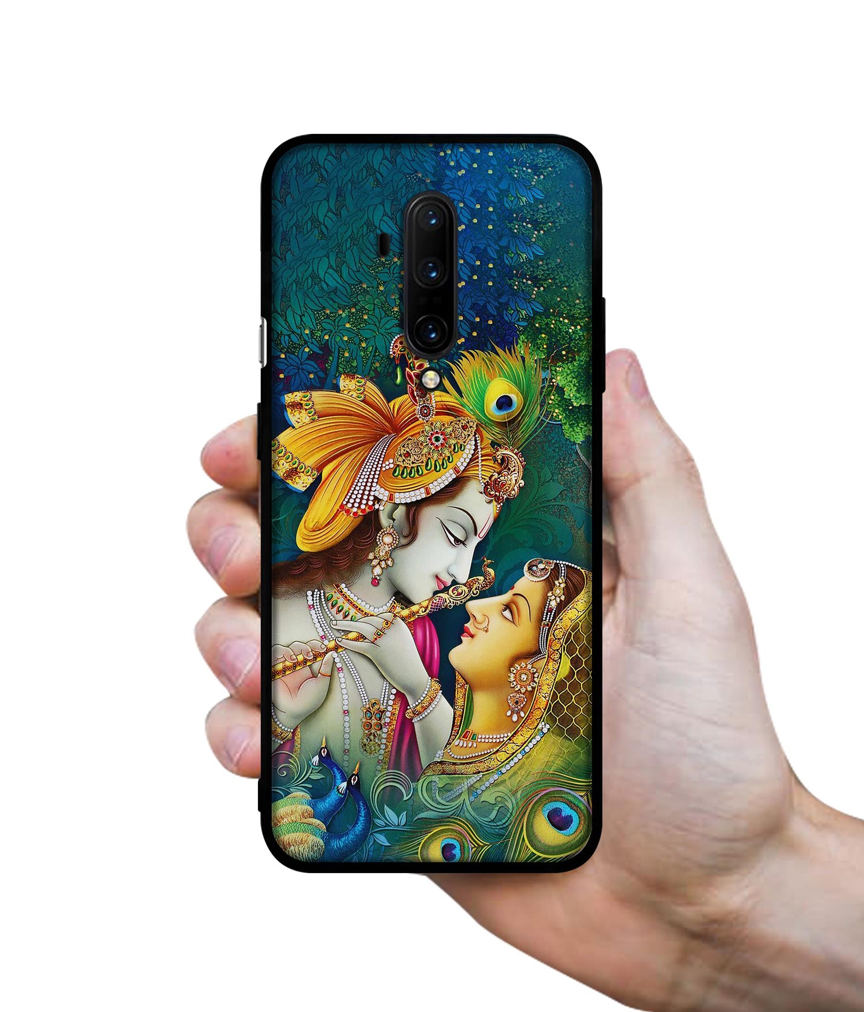 Radha Kishan Love Designer 2D Printed Back Case Cover for OnePlus 7T Pro 4G