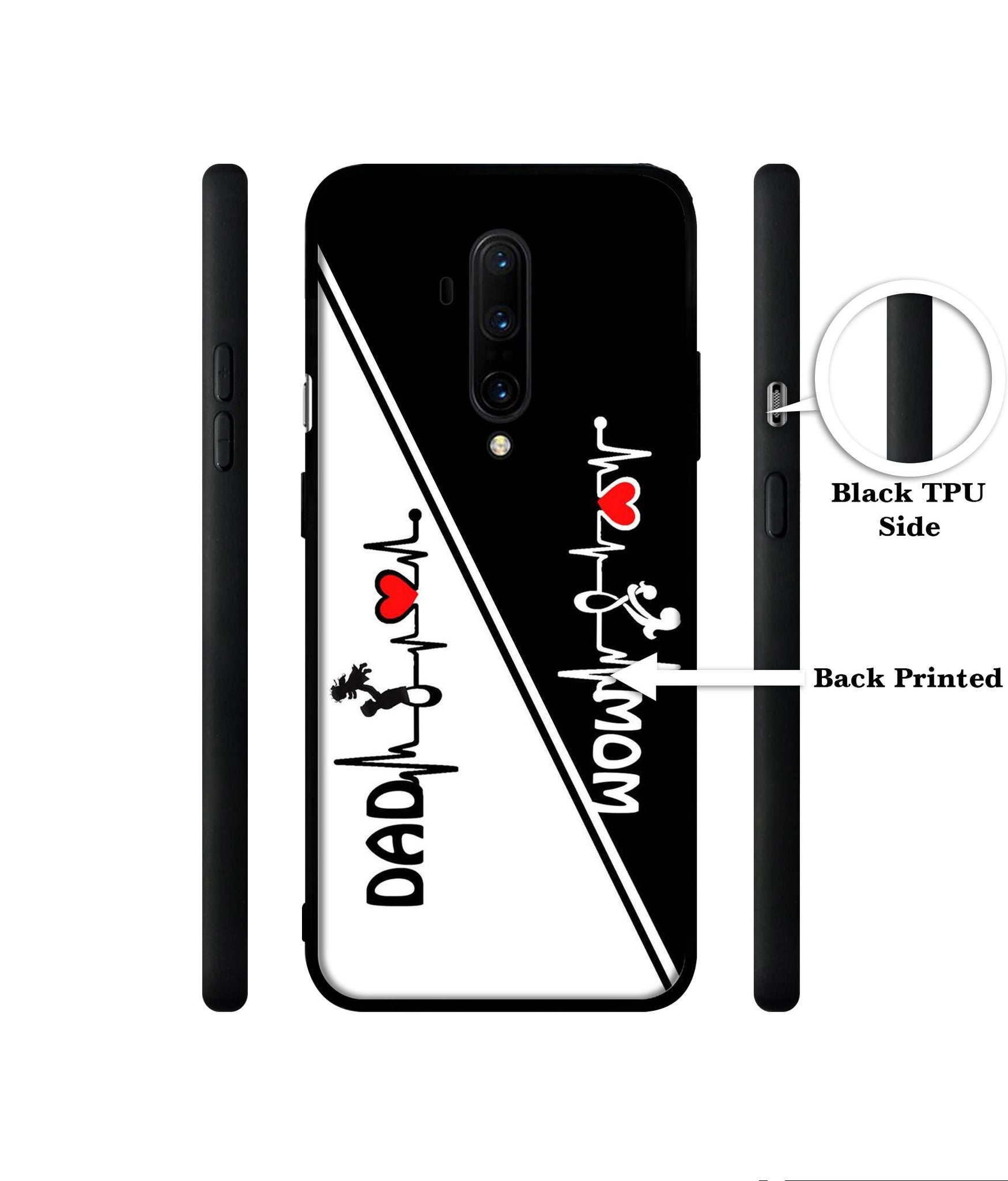 Mom and Dad Lover Designer 2D Printed Back Case Cover for OnePlus 7T Pro 4G