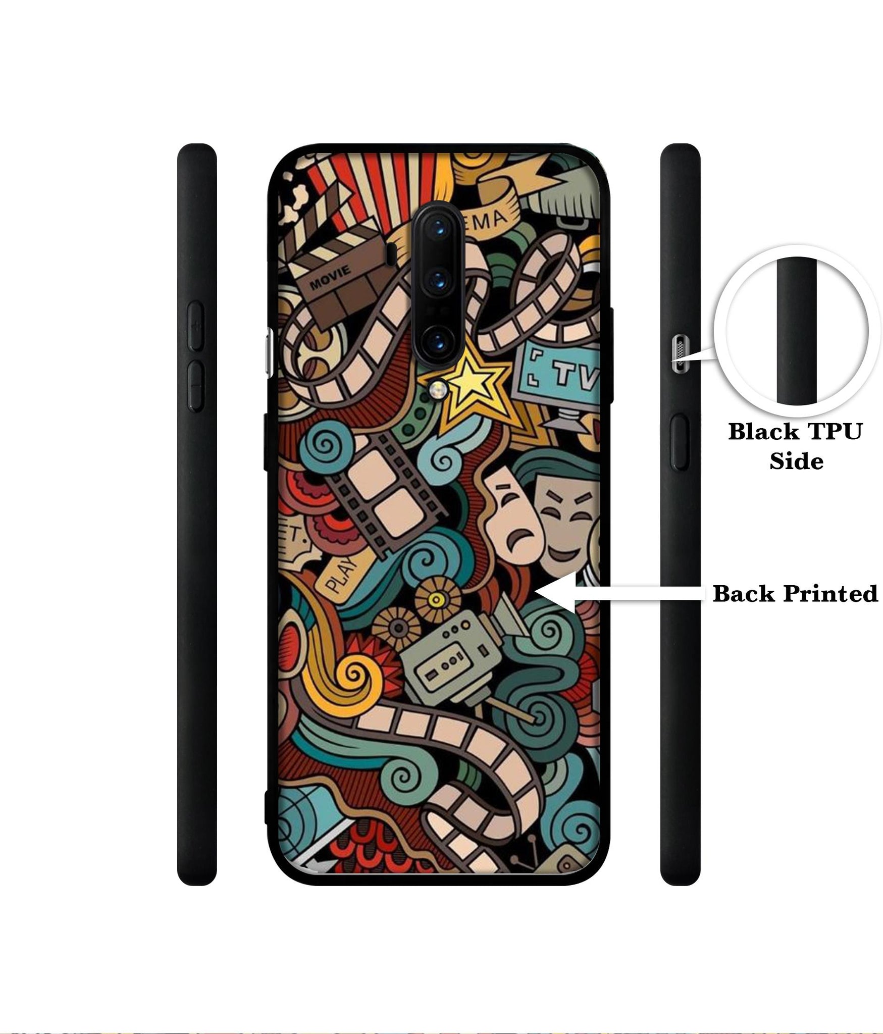 Movies Designer 2D Printed Back Case Cover for OnePlus 7T Pro 4G