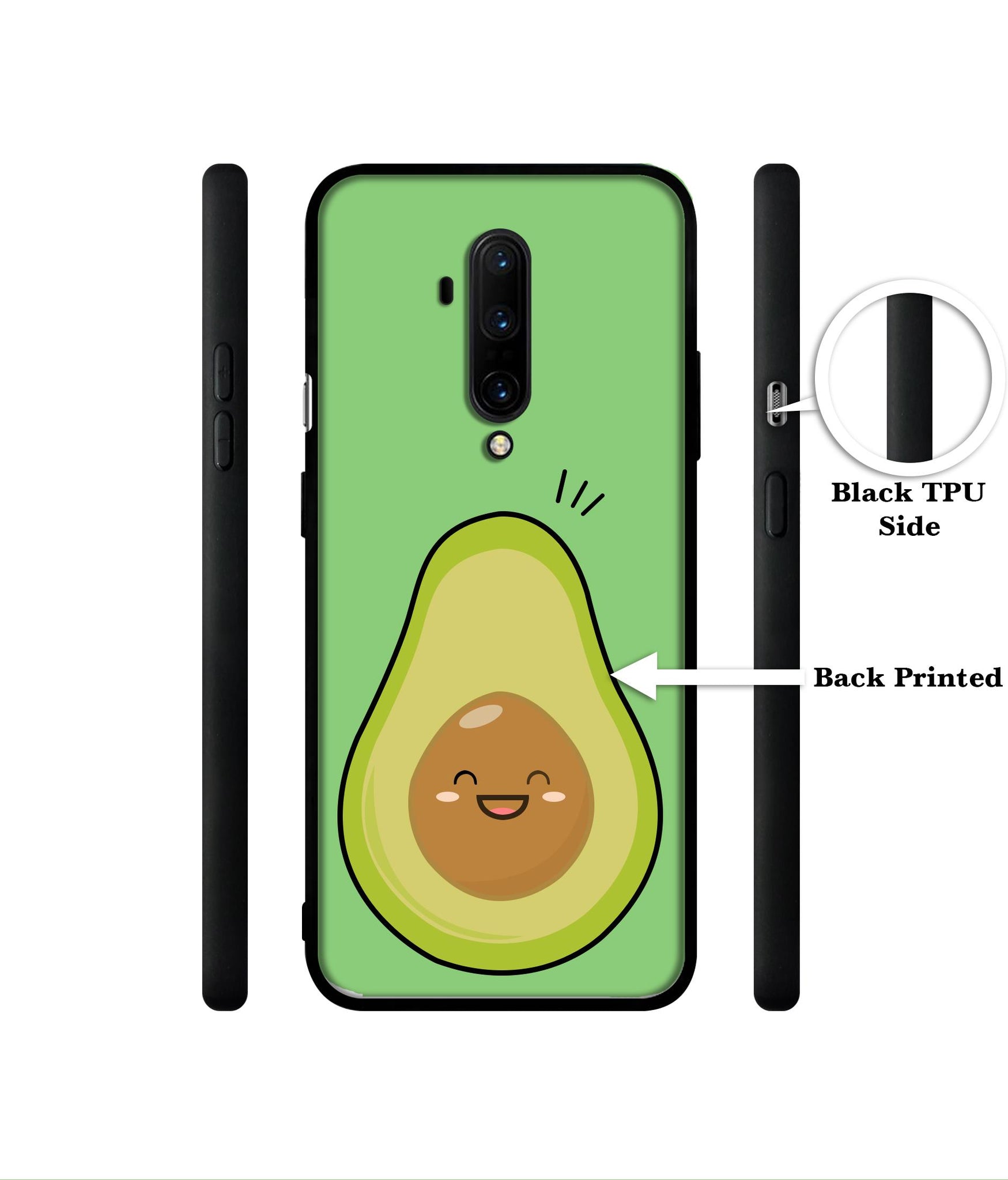 Avocados Designer 2D Printed Back Case Cover for OnePlus 7T Pro 4G