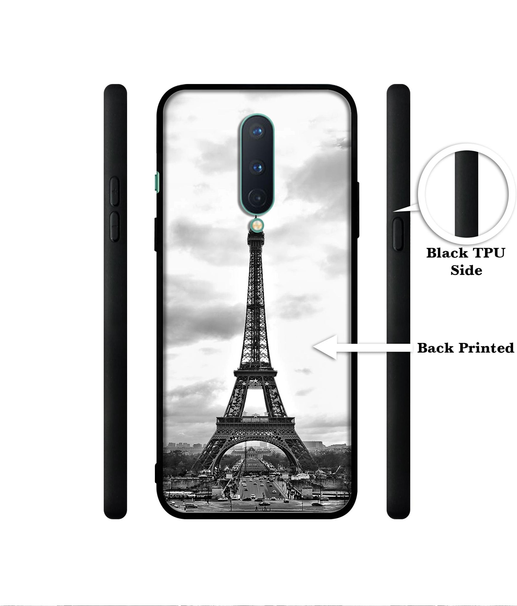 Eiffel Tower Designer 2D Printed Back Case Cover for OnePlus 8 5G