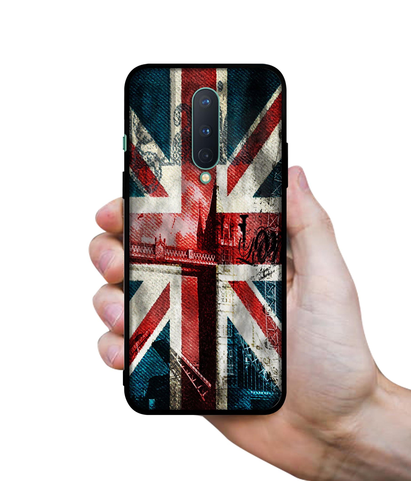 London Flag wallpaper Designer 2D Printed Back Case Cover for OnePlus 8 5G