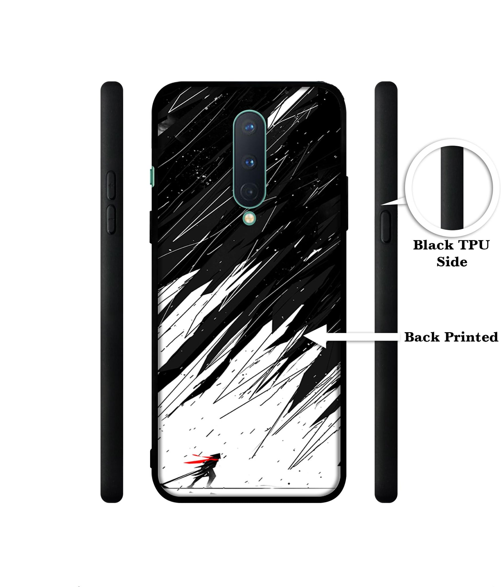 Geometric Strom Designer 2D Printed Back Case Cover for OnePlus 8 5G