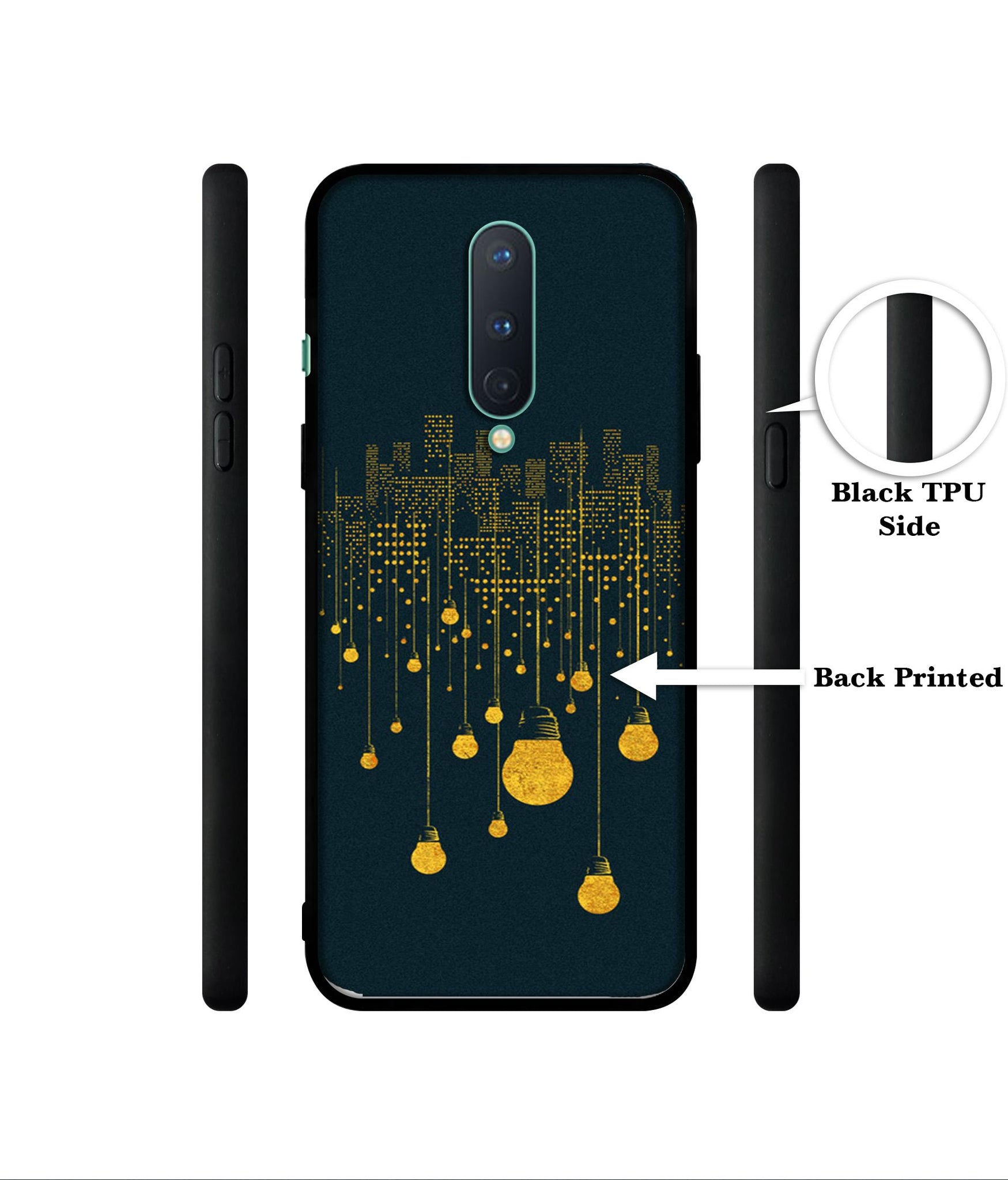 City Light Pattern Designer 2D Printed Back Case Cover for OnePlus 8 5G