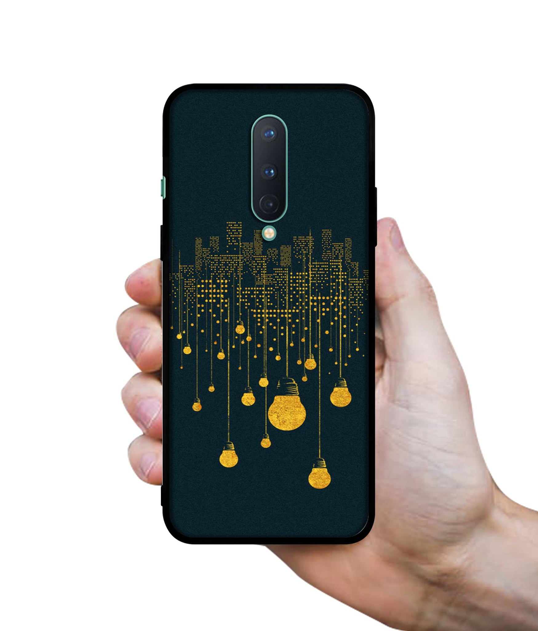 City Light Pattern Designer 2D Printed Back Case Cover for OnePlus 8 5G