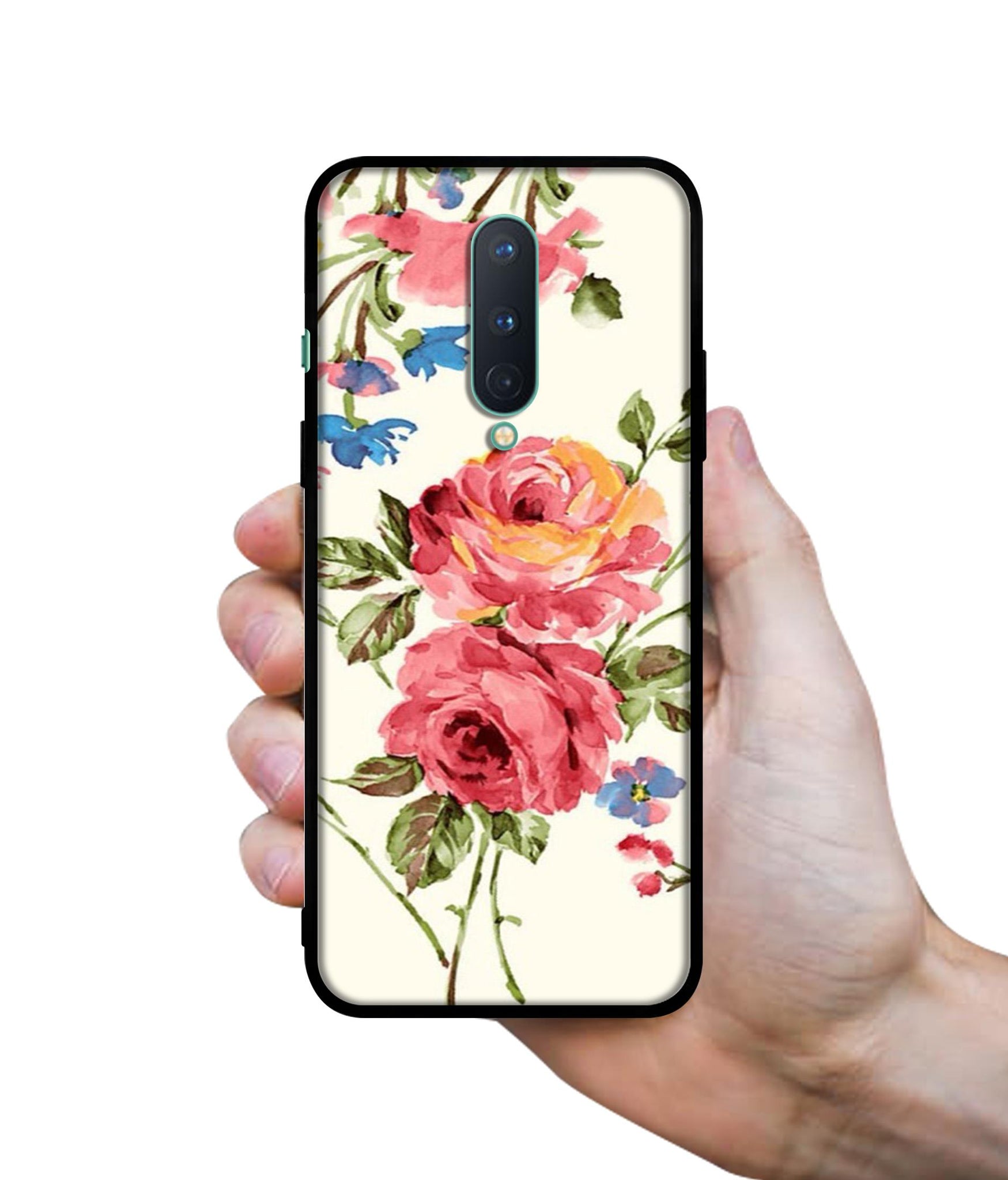 Vintage Painting Flower Designer 2D Printed Back Case Cover for OnePlus 8 5G