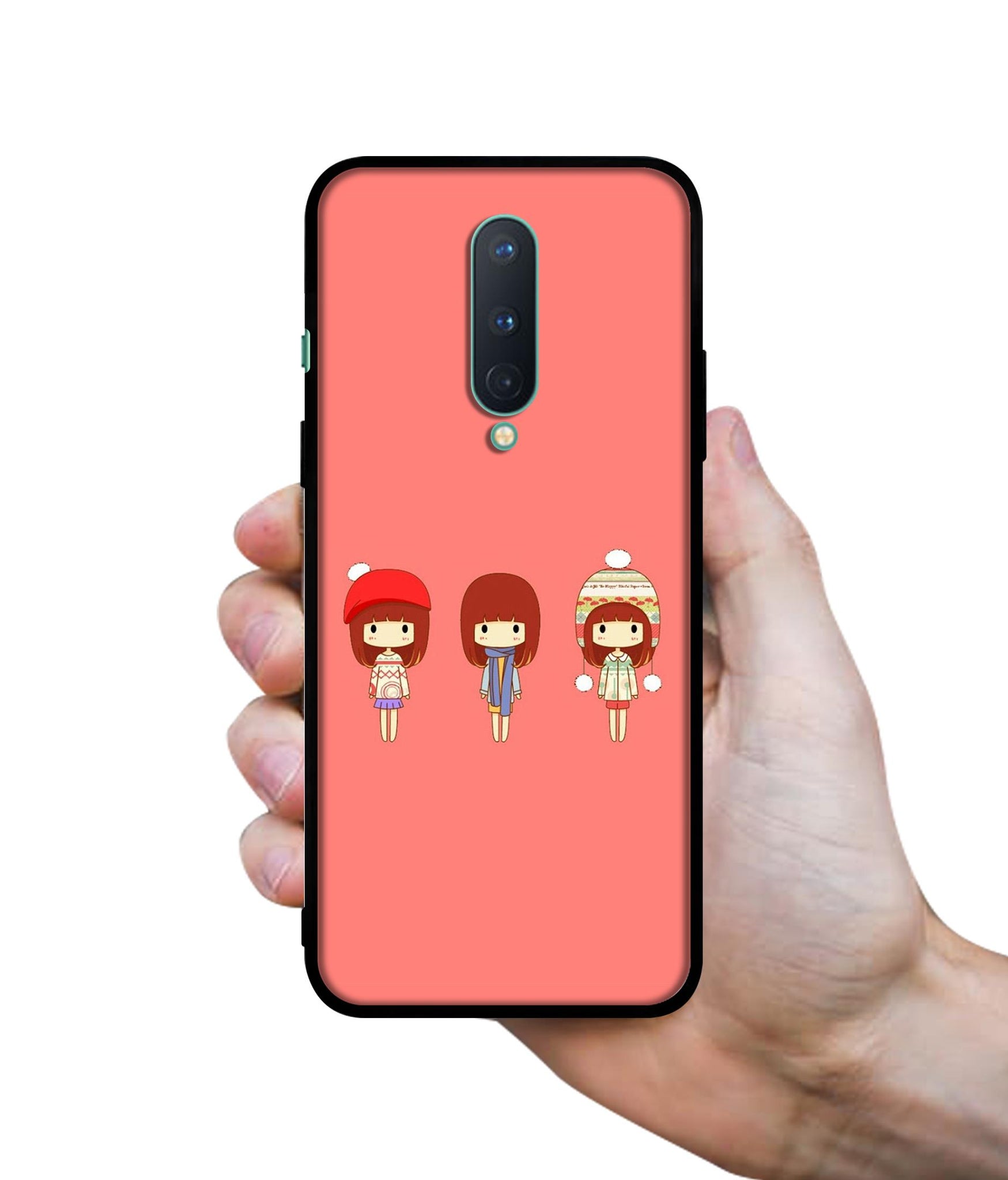 Cute Girls Designer 2D Printed Back Case Cover for OnePlus 8 5G