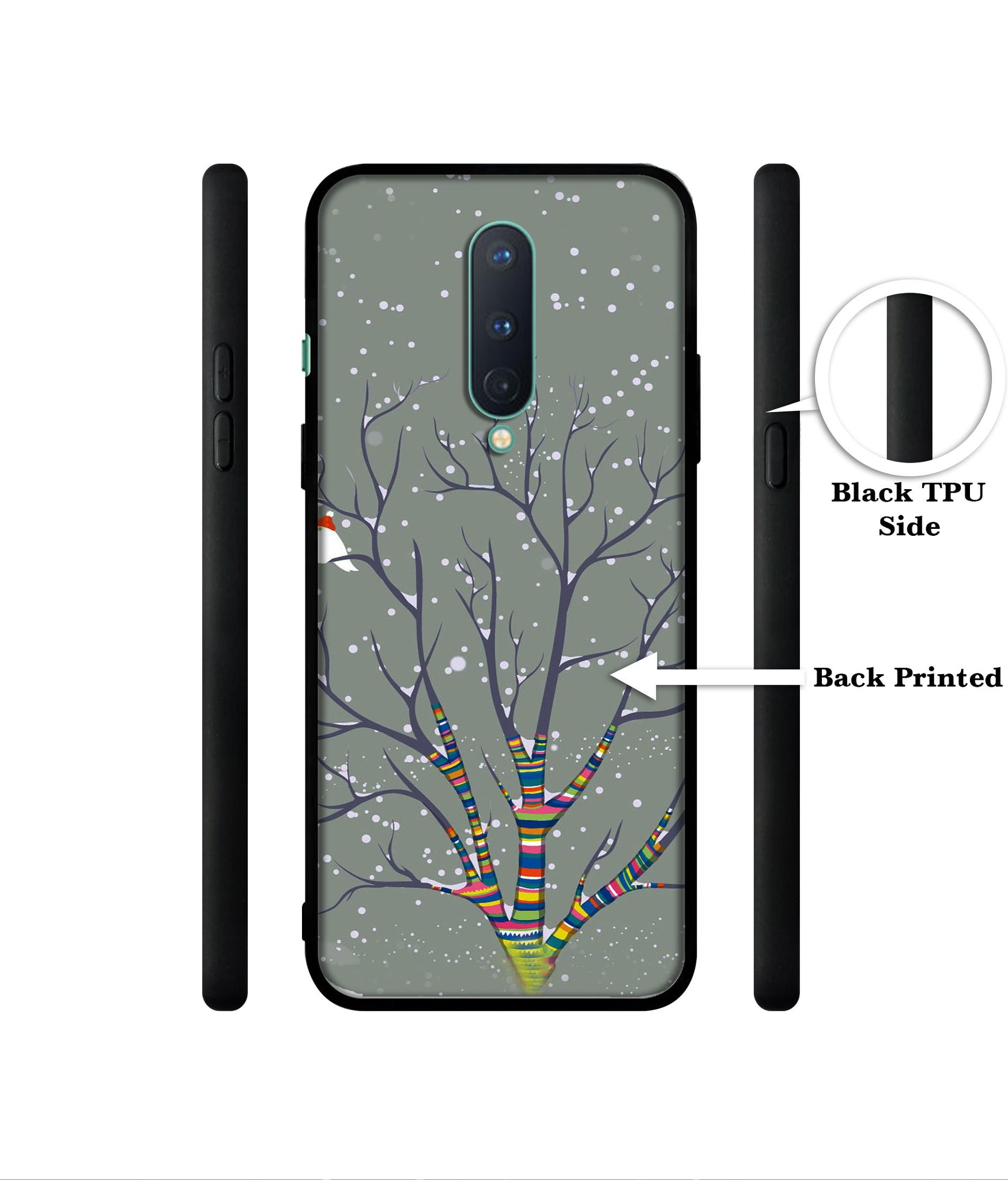 Winter Pattern Print Designer 2D Printed Back Case Cover for OnePlus 8 5G