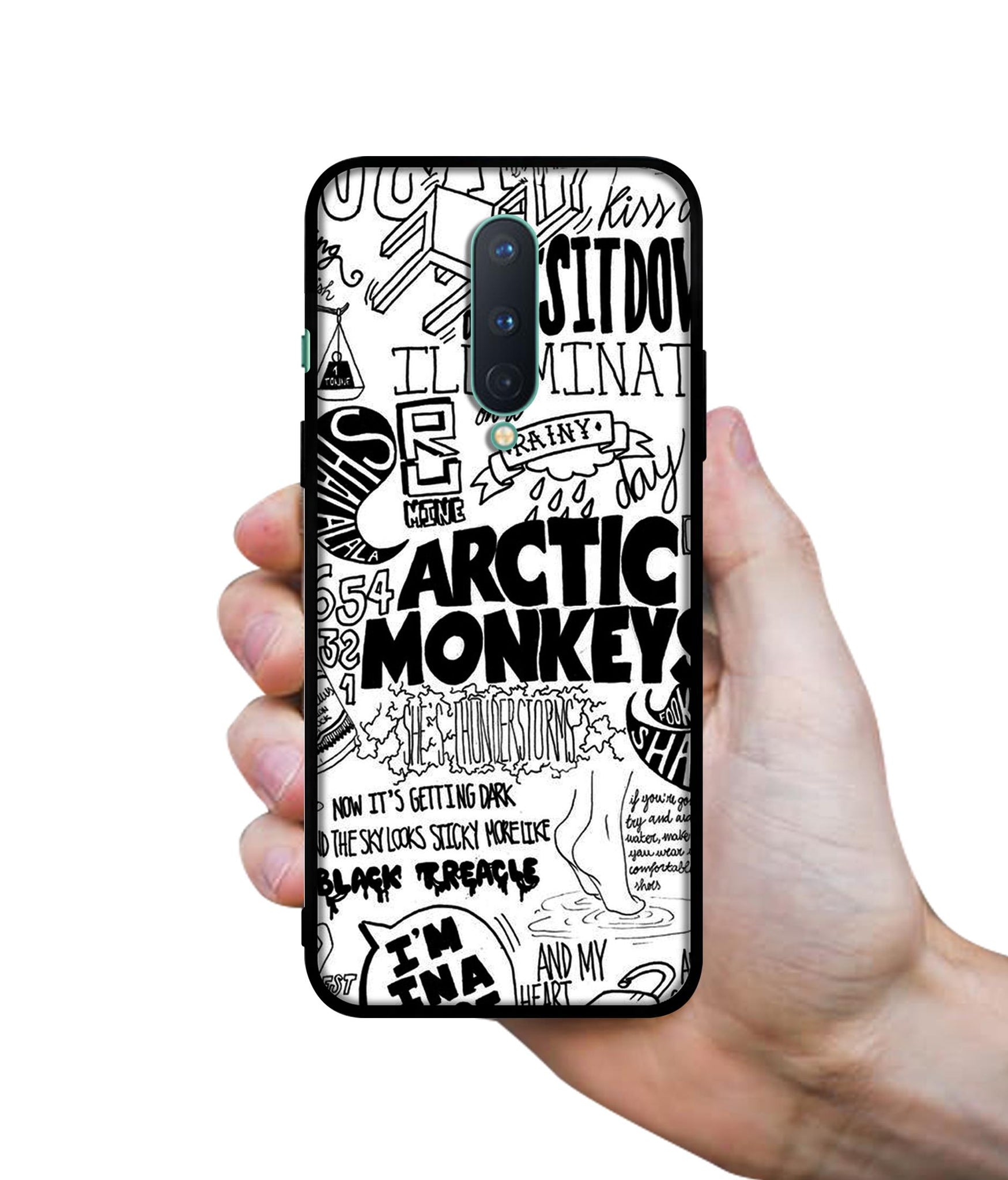 Arctic Monkeys Pattern Designer 2D Printed Back Case Cover for OnePlus 8 5G