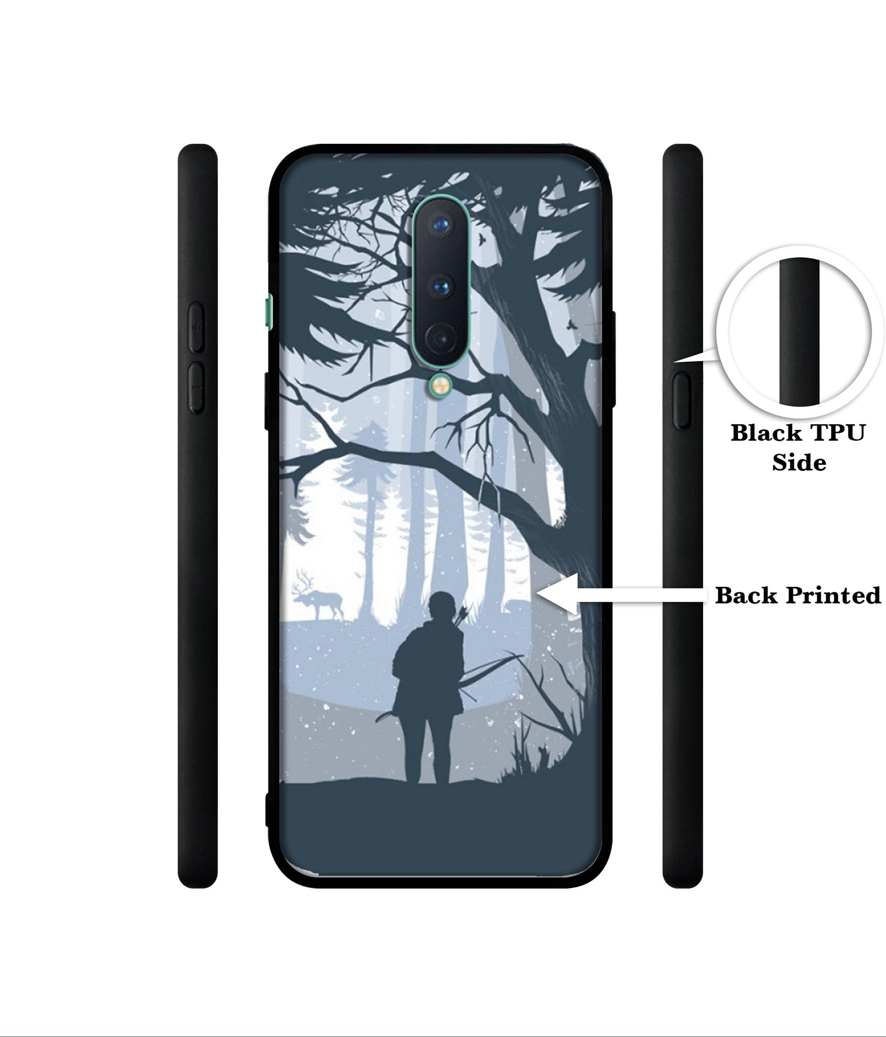 Hunter Designer 2D Printed Back Case Cover for OnePlus 8 5G