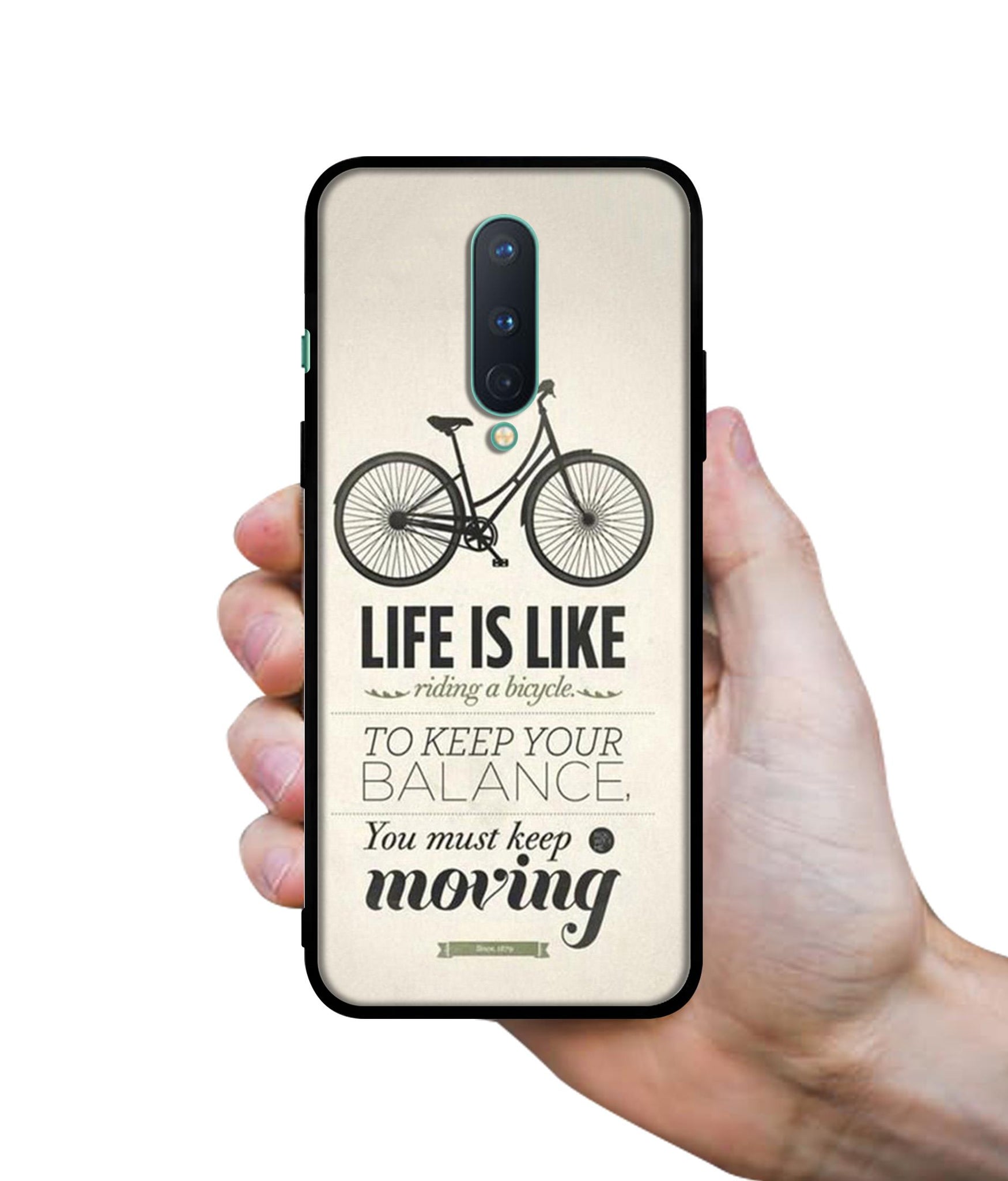 Life is Like Moving Designer 2D Printed Back Case Cover for OnePlus 8 5G