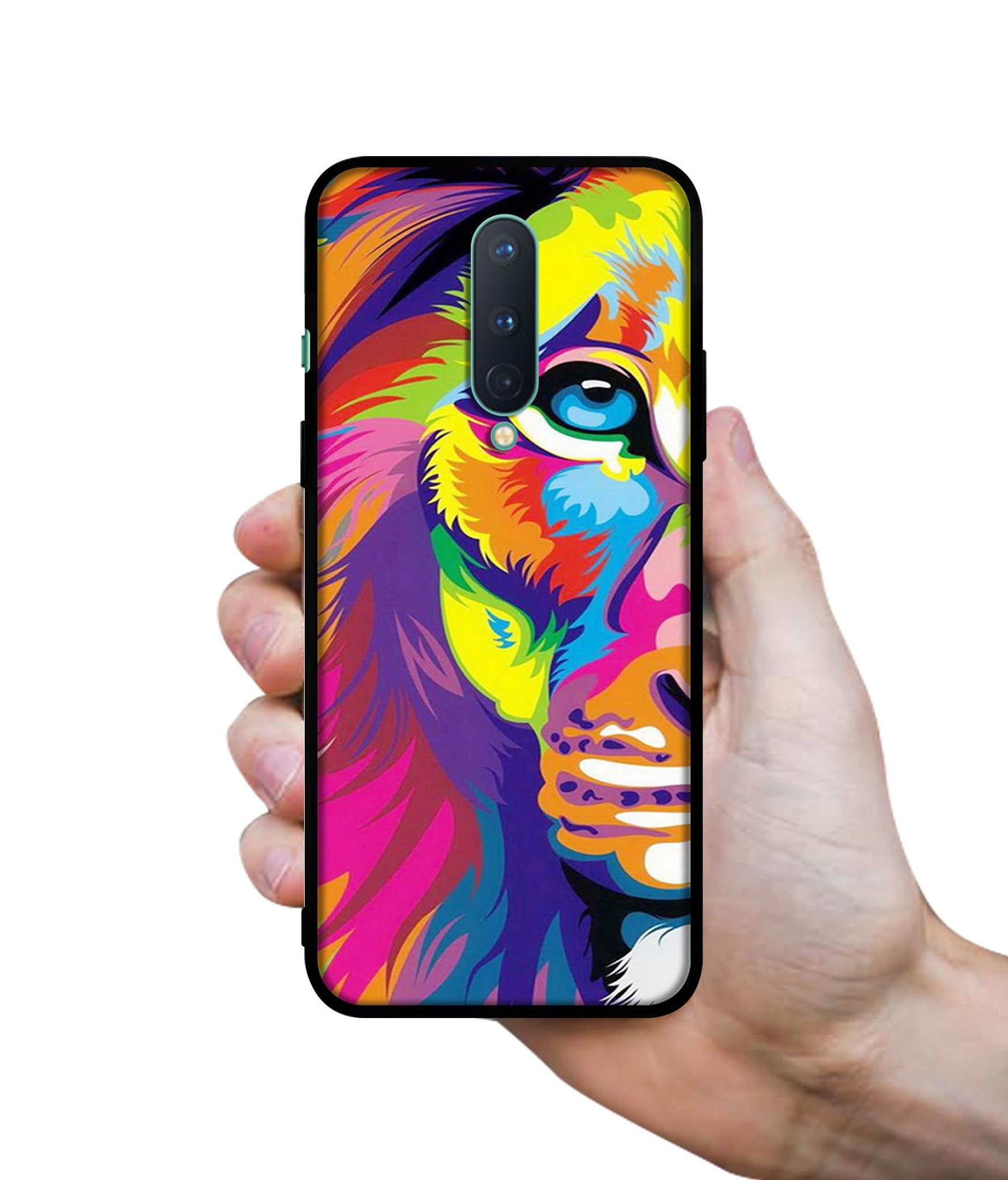 Lion Designer 2D Printed Back Case Cover for OnePlus 8 5G