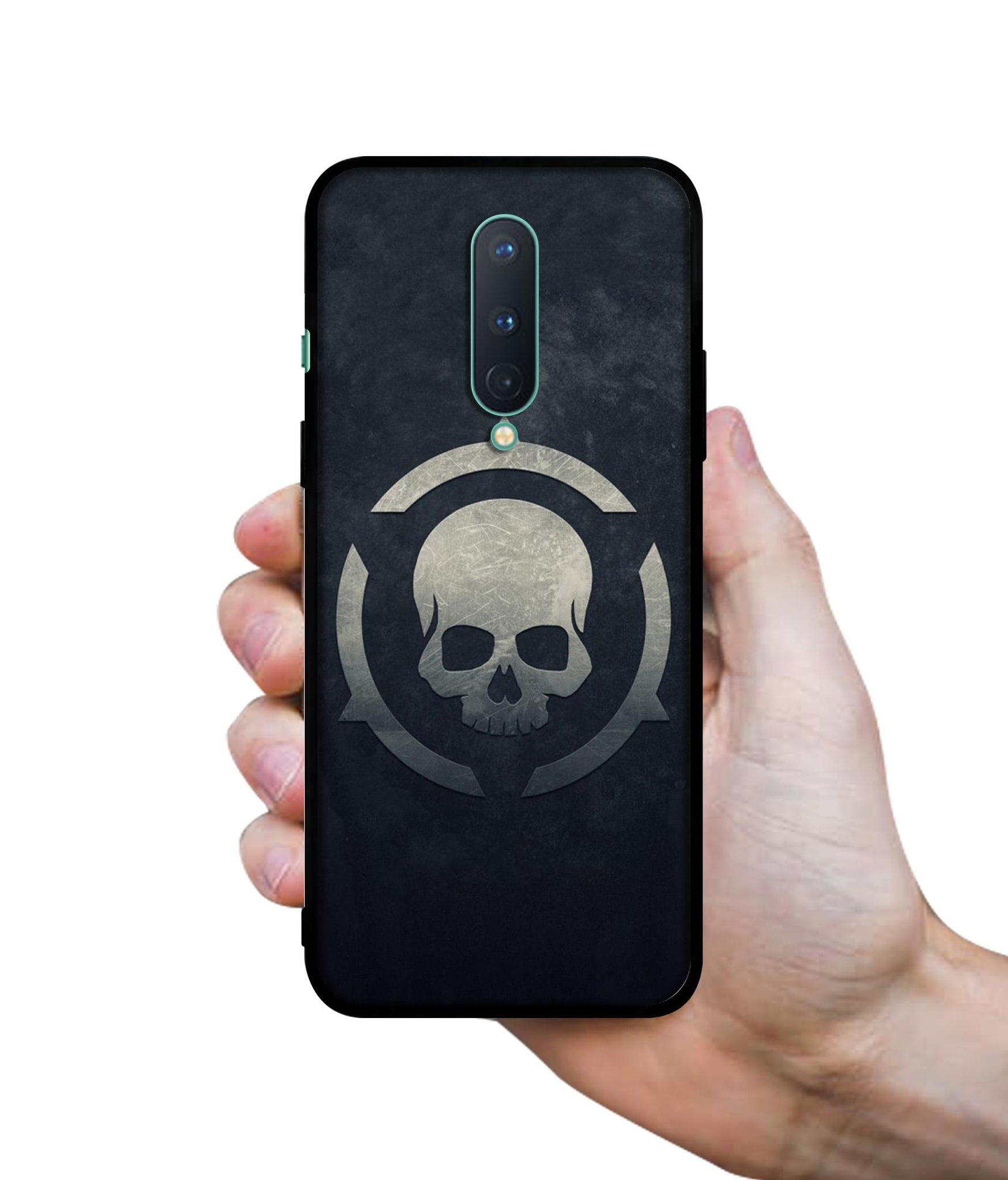 Skull Pattern Print Designer 2D Printed Back Case Cover for OnePlus 8 5G