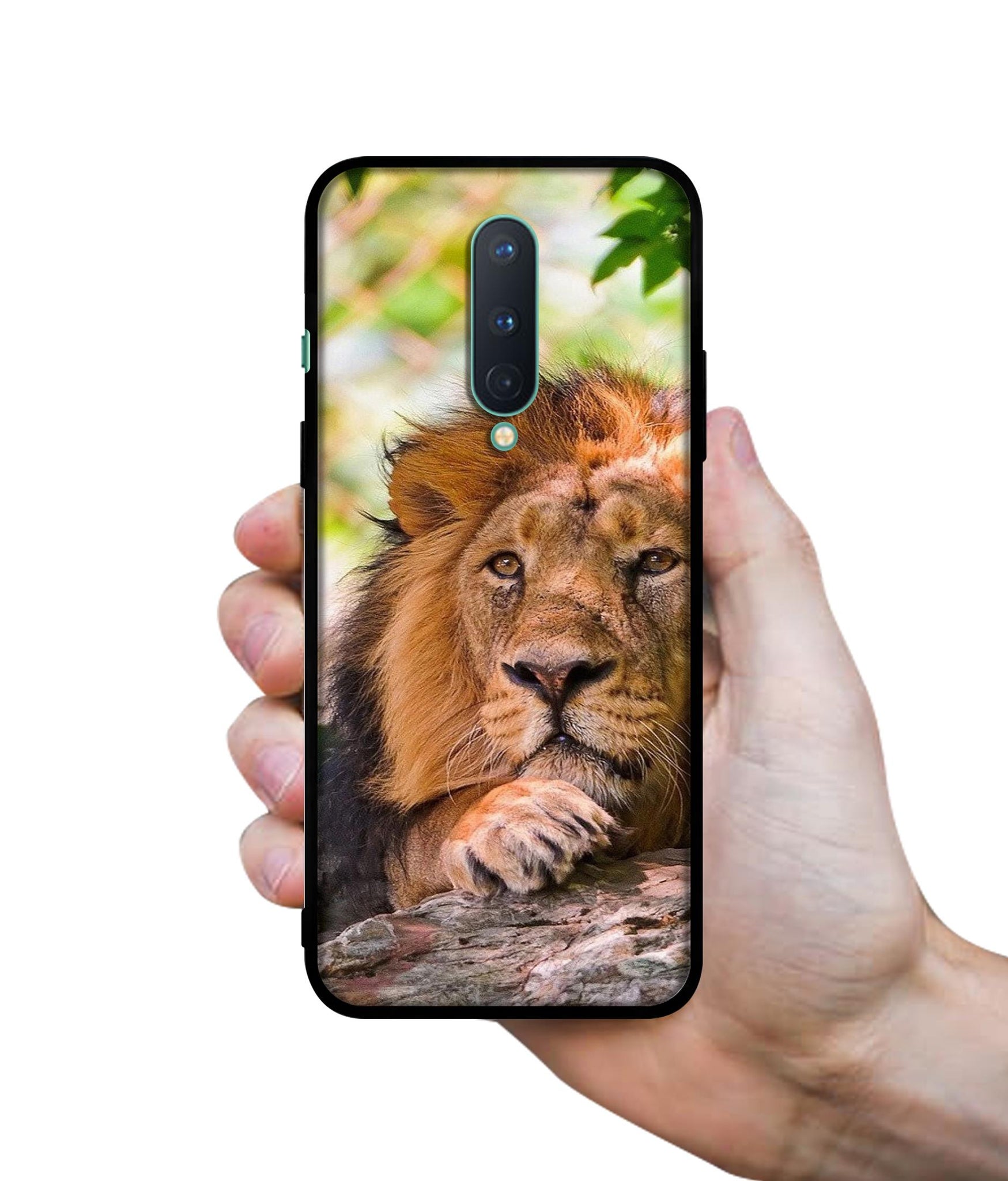 Tiger Pattern Print Designer 2D Printed Back Case Cover for OnePlus 8 5G
