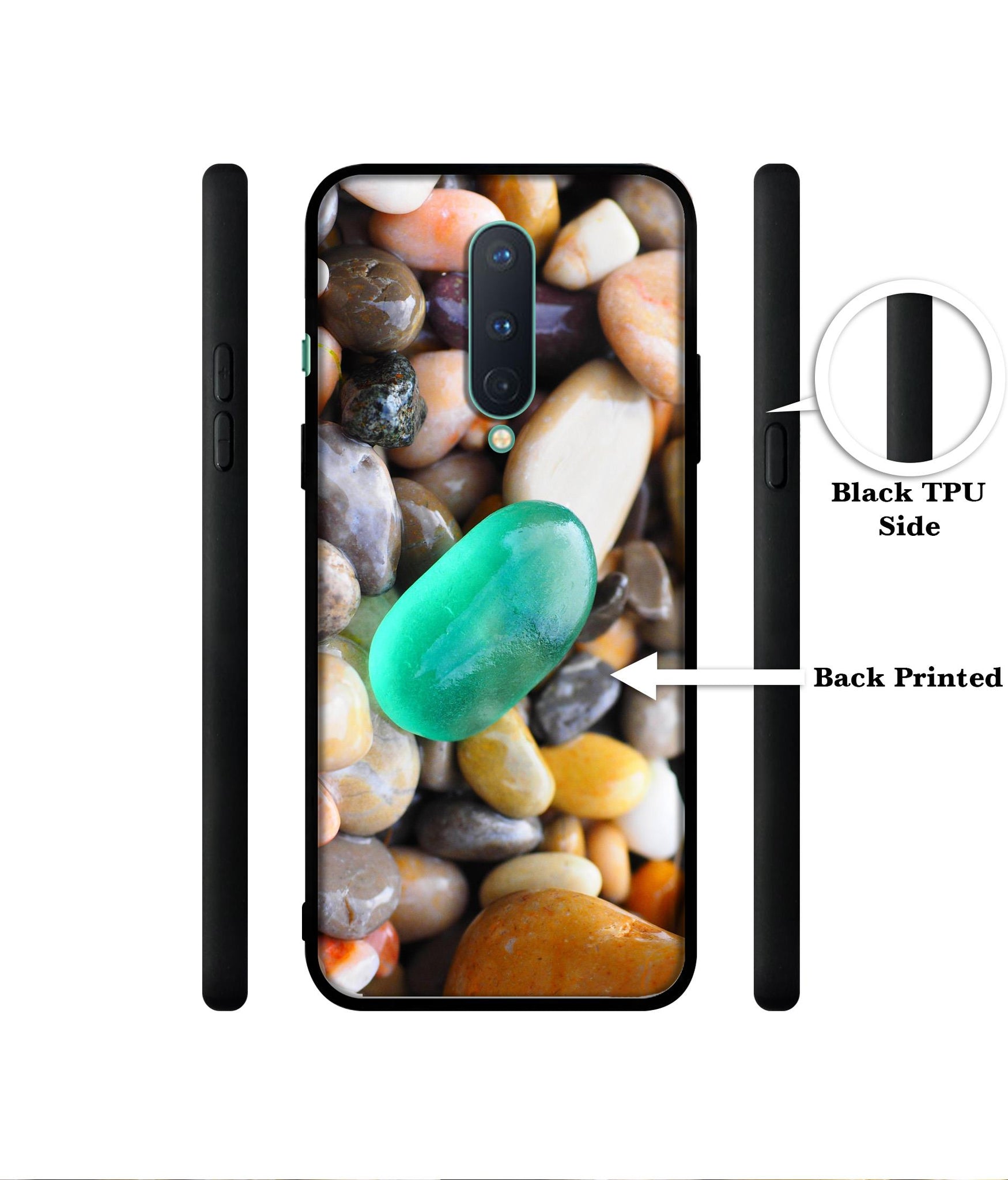Sea Stones Designer 2D Printed Back Case Cover for OnePlus 8 5G