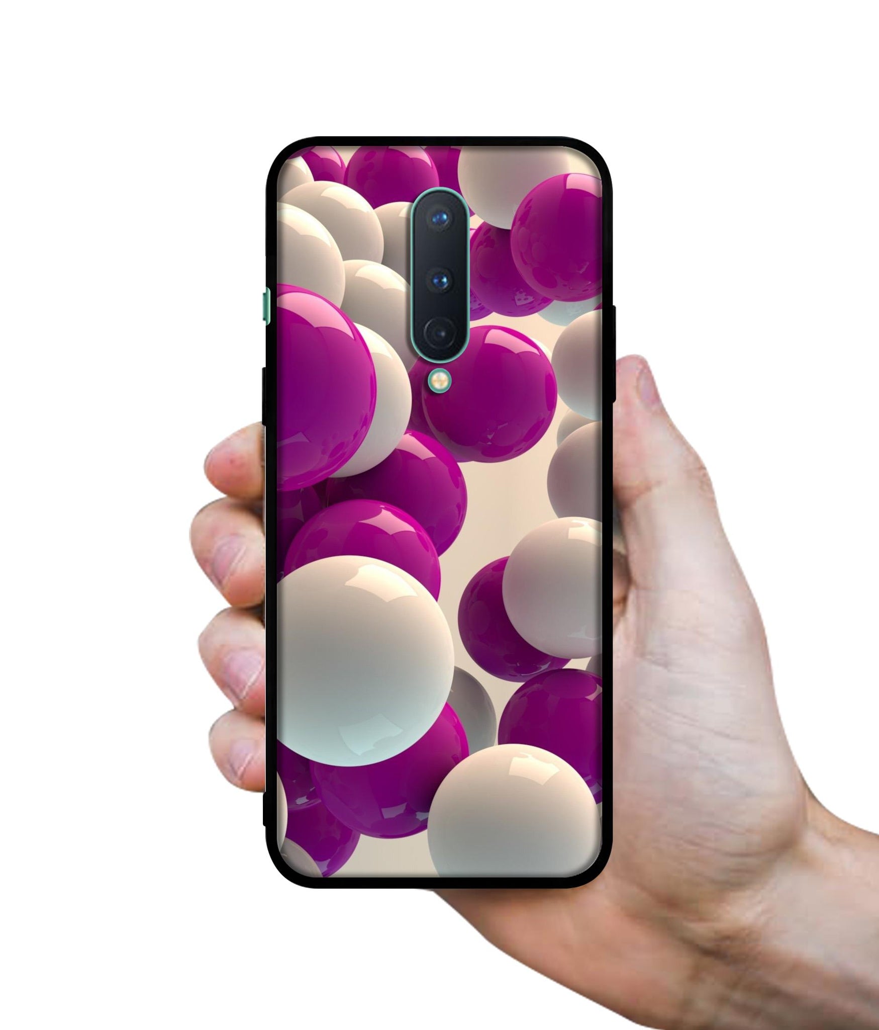 3D Balloons Designer 2D Printed Back Case Cover for OnePlus 8 5G