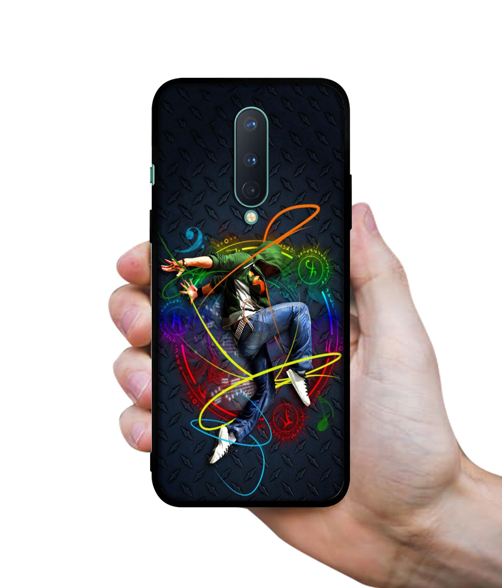 Boy With Music Designer 2D Printed Back Case Cover for OnePlus 8 5G