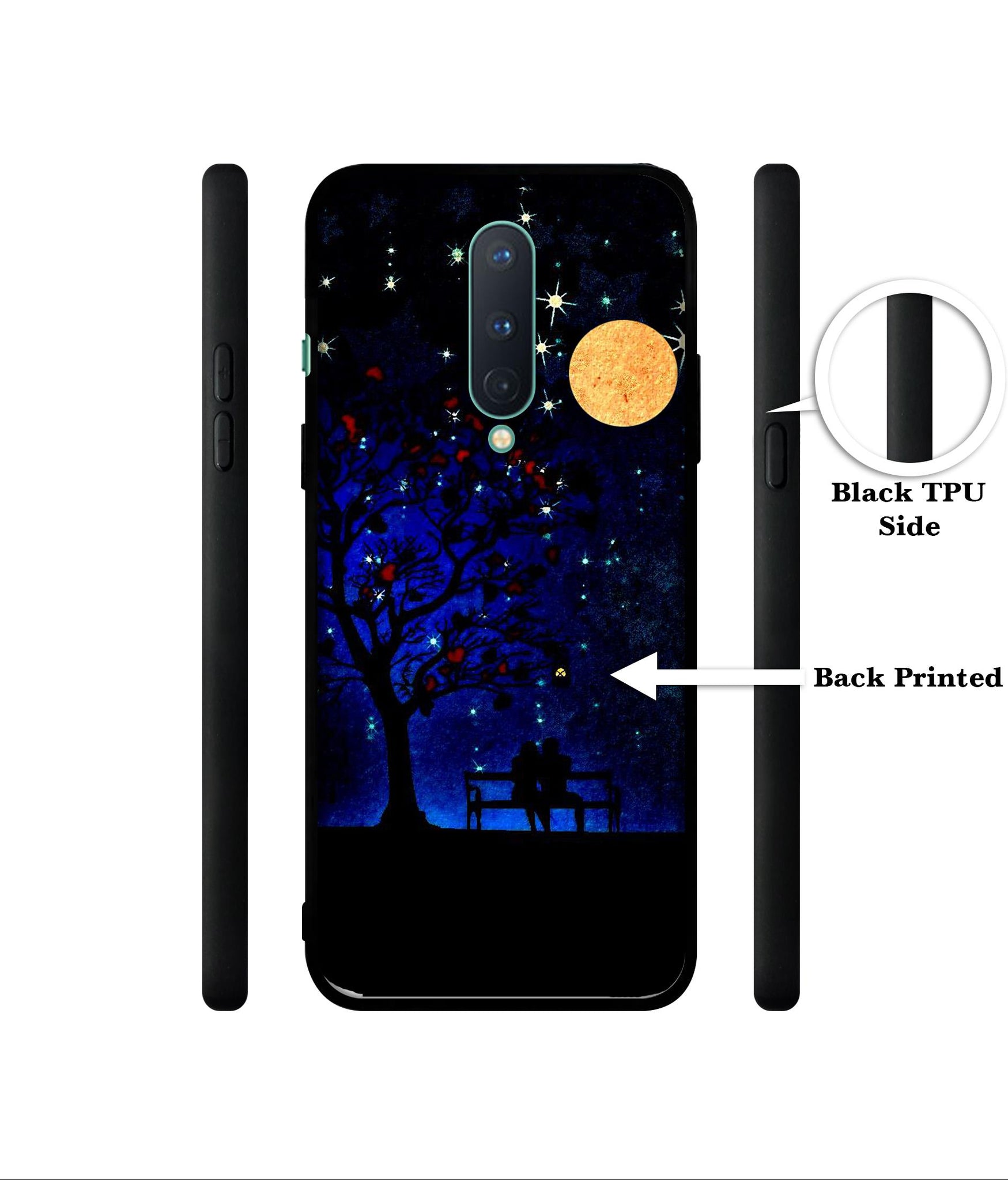 Blue Sky Designer 2D Printed Back Case Cover for OnePlus 8 5G