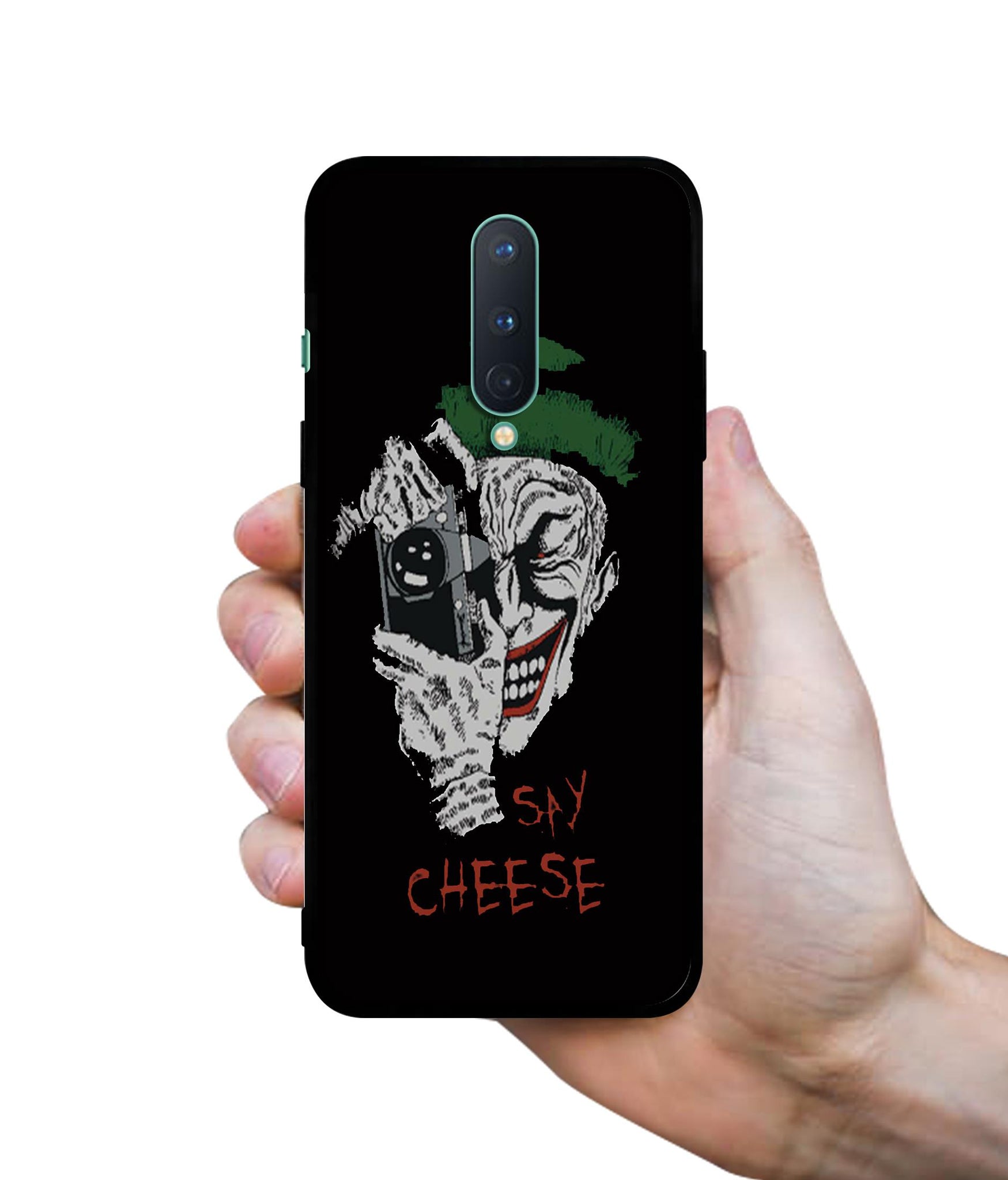 Joker Say Cheese Designer 2D Printed Back Case Cover for OnePlus 8 5G