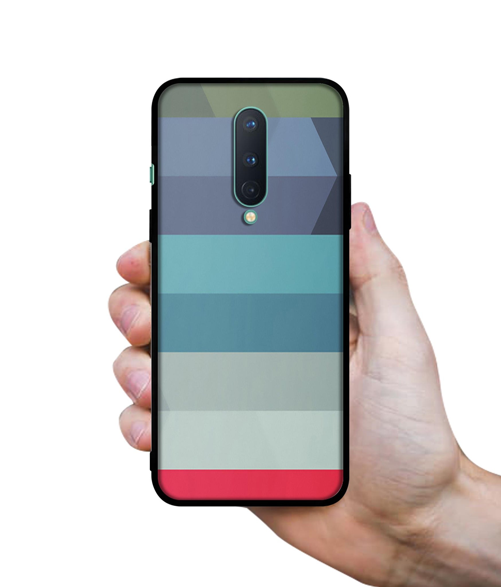 Colorful Lines Designer 2D Printed Back Case Cover for OnePlus 8 5G