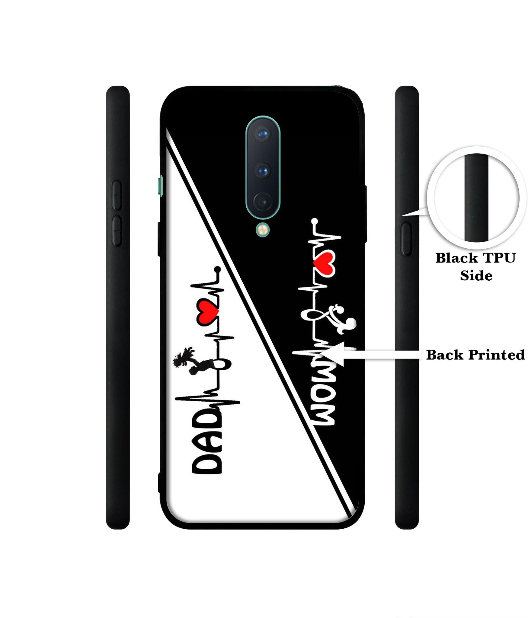Mom and Dad Lover Designer 2D Printed Back Case Cover for OnePlus 8 5G