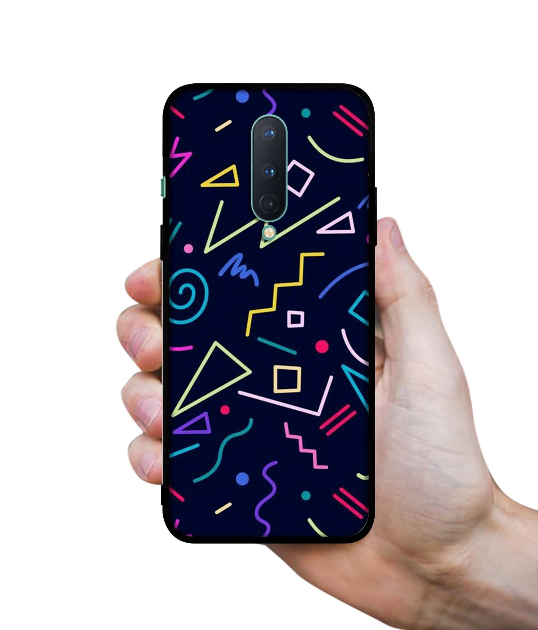 Retro Abstract Designer 2D Printed Back Case Cover for OnePlus 8 5G