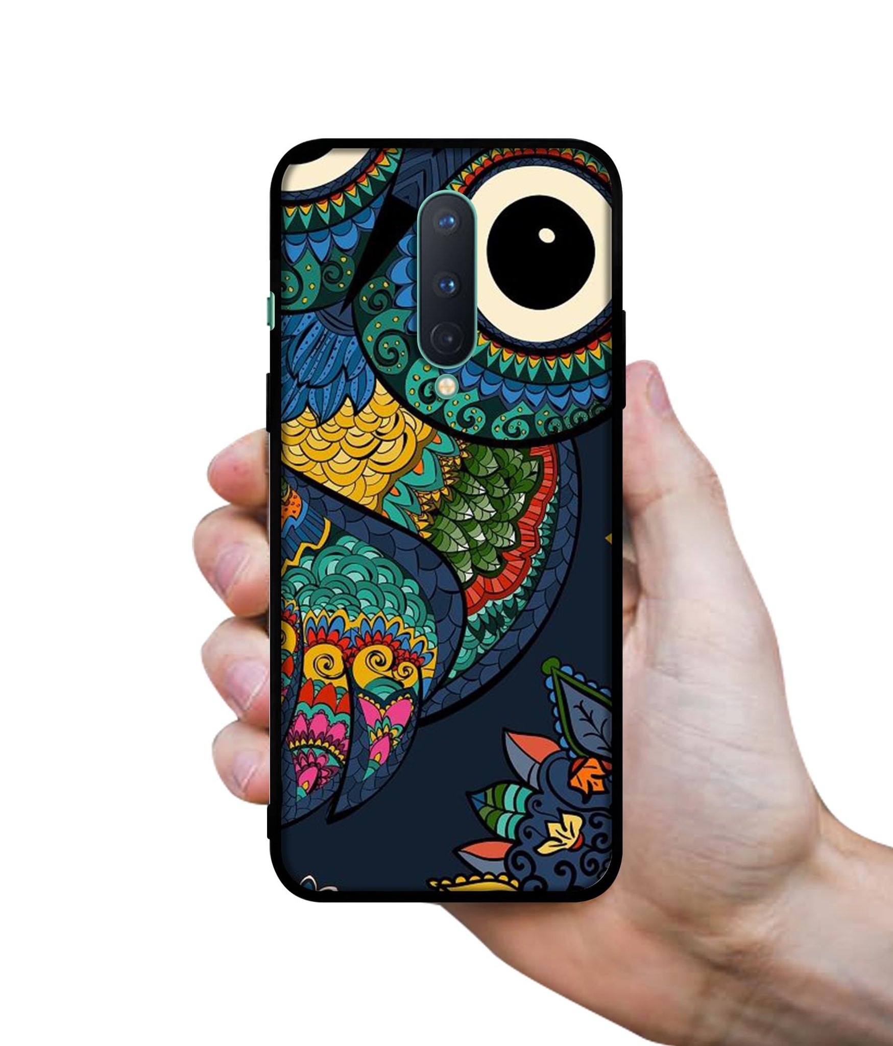 Owl Illustration Designer 2D Printed Back Case Cover for OnePlus 8 5G