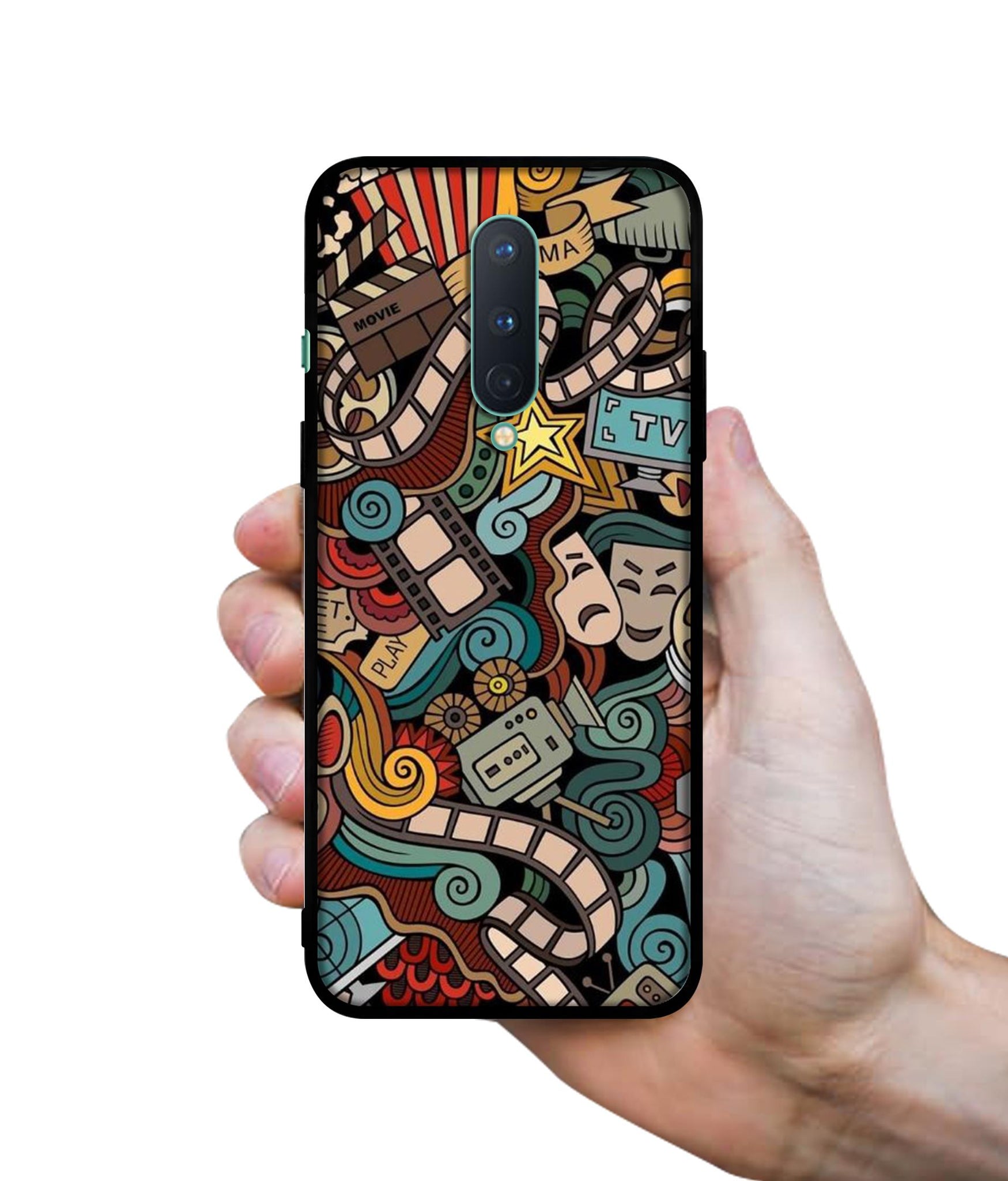 Movies Designer 2D Printed Back Case Cover for OnePlus 8 5G