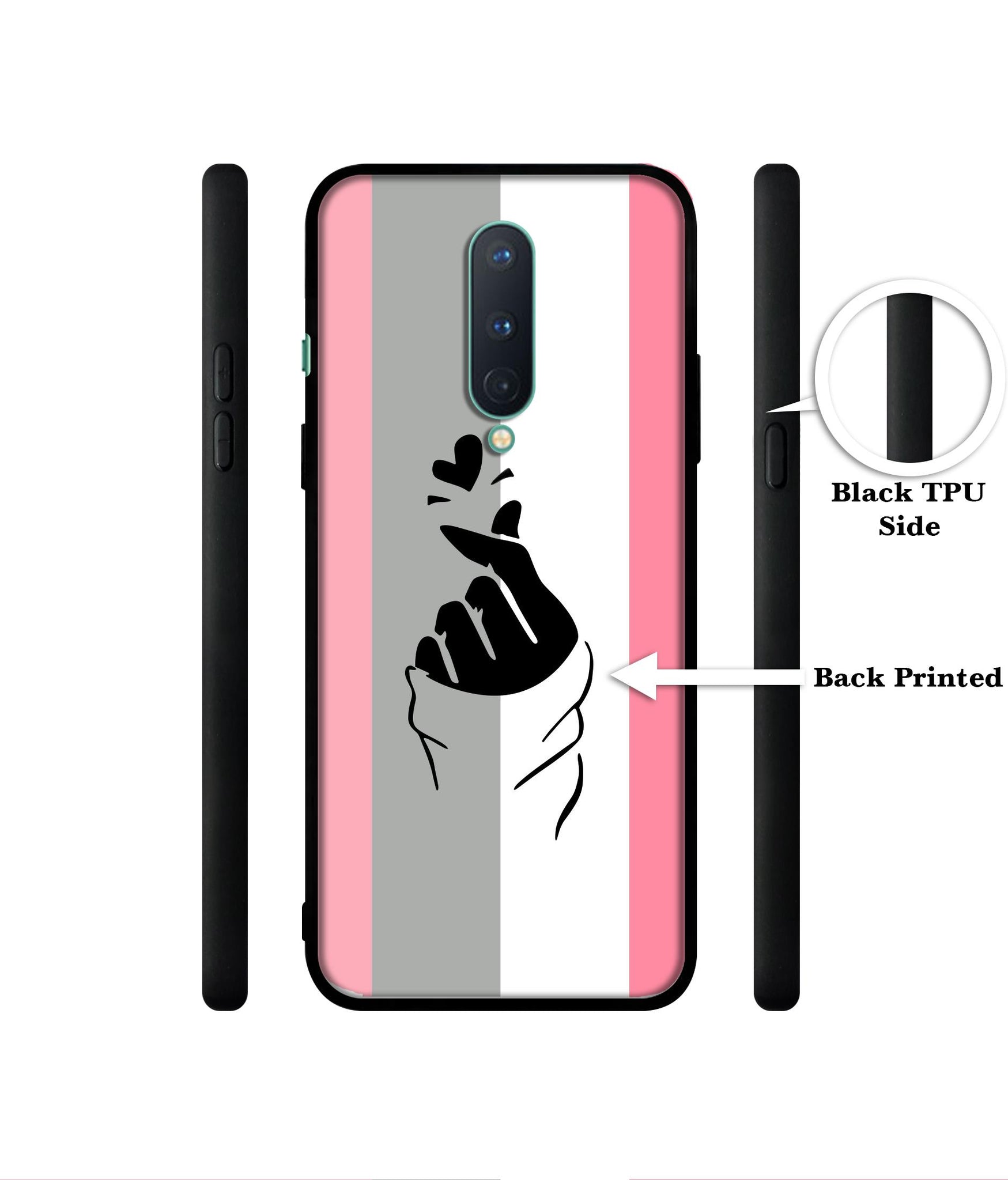Cute Mini Love Designer 2D Printed Back Case Cover for OnePlus 8 5G