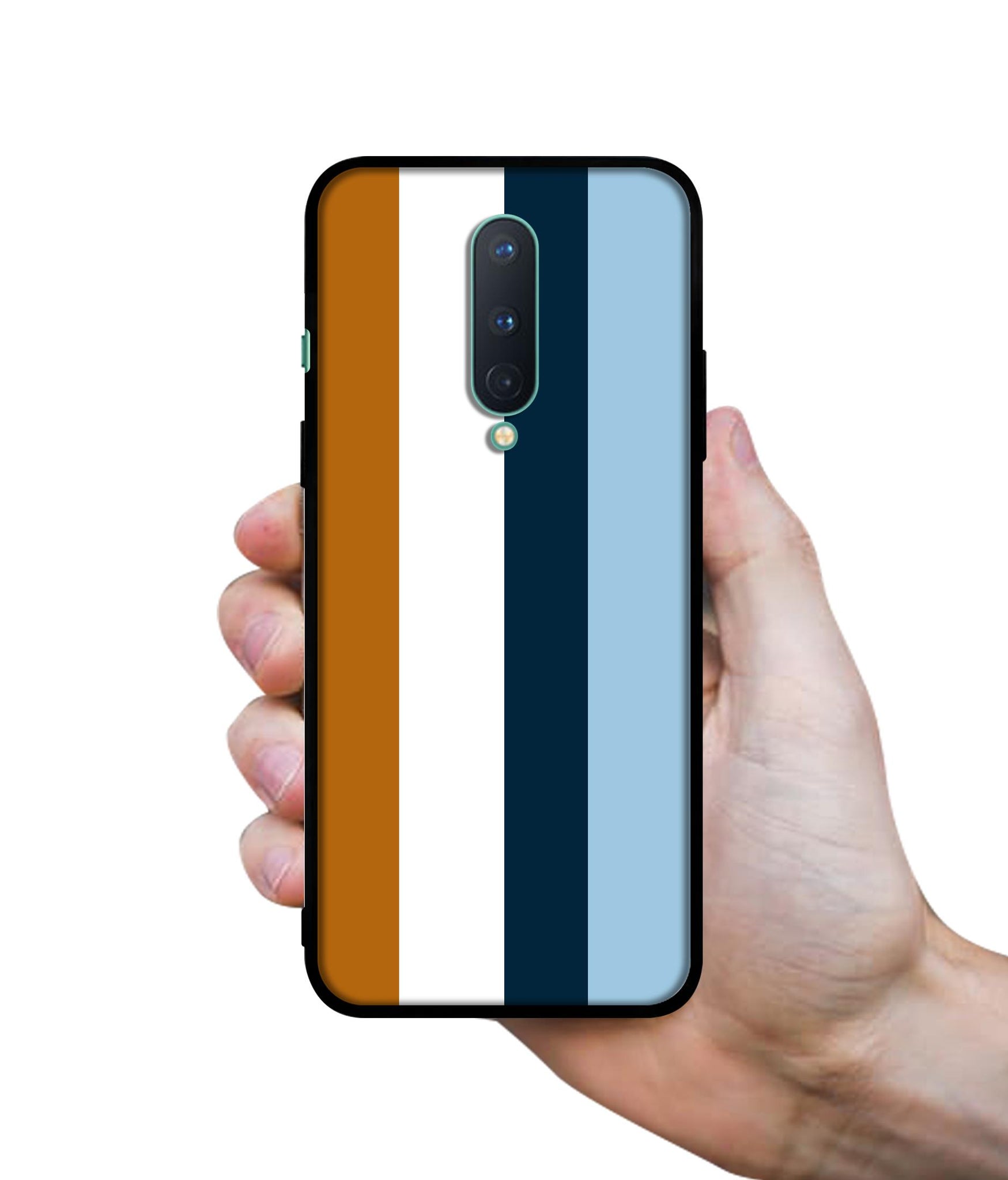 Color Stripes Designer 2D Printed Back Case Cover for OnePlus 8 5G