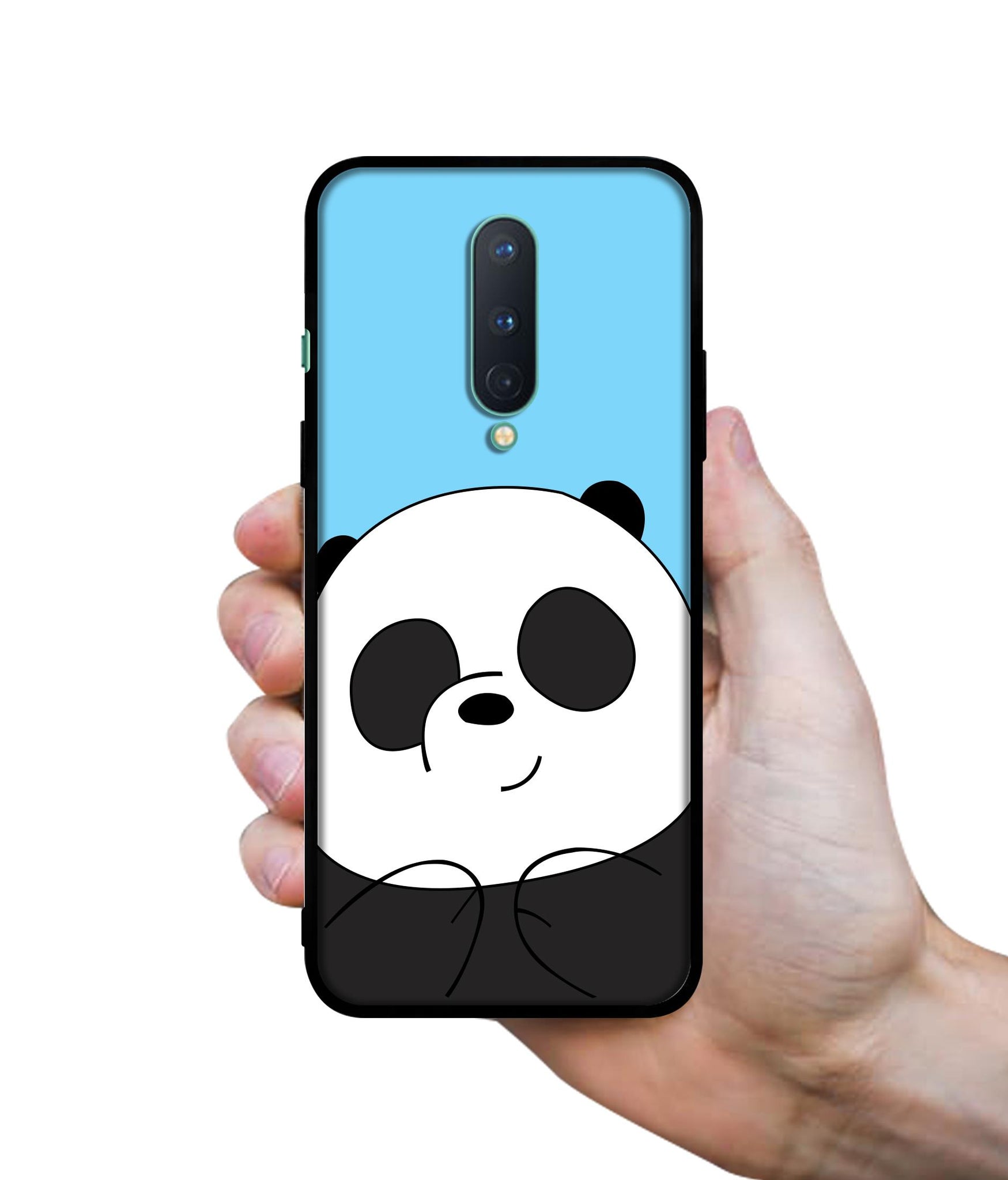 Cute Panda Designer 2D Printed Back Case Cover for OnePlus 8 5G