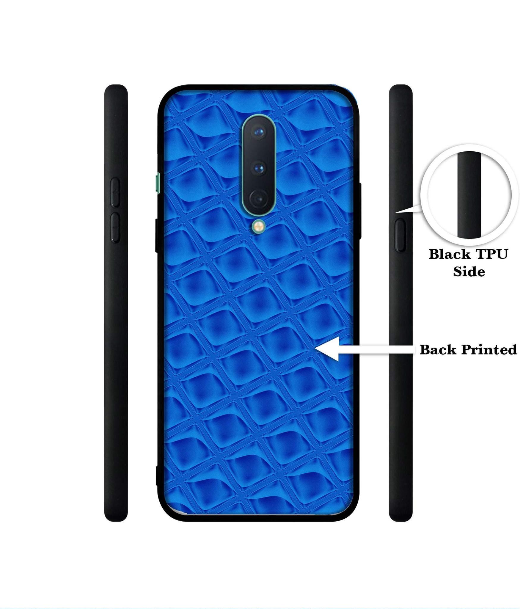 Blue Diamond Designer 2D Printed Back Case Cover for OnePlus 8 5G
