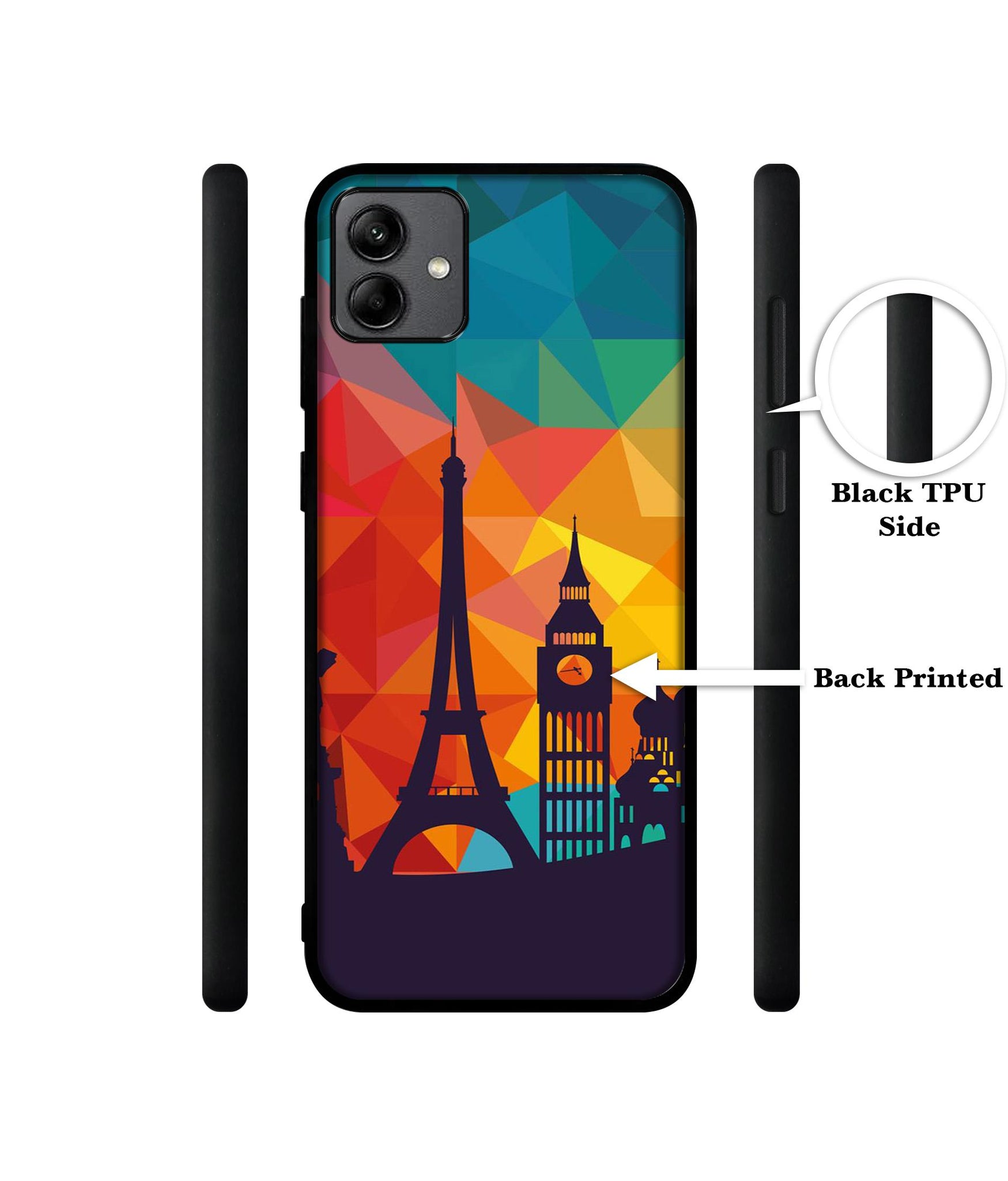 Colored Paris Designer 2D Printed Back Case Cover for Samsung Galaxy A04 4G