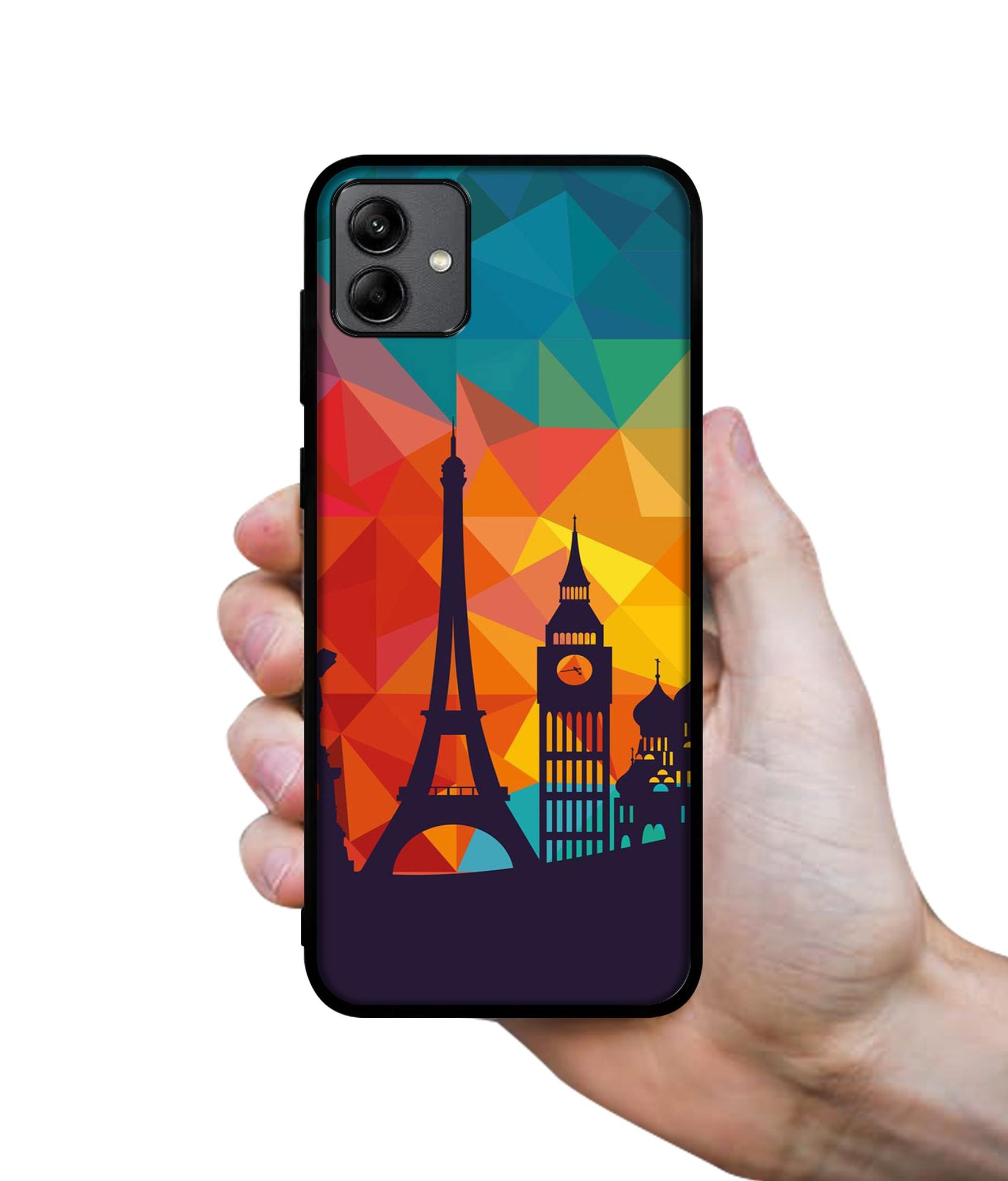 Colored Paris Designer 2D Printed Back Case Cover for Samsung Galaxy A04 4G